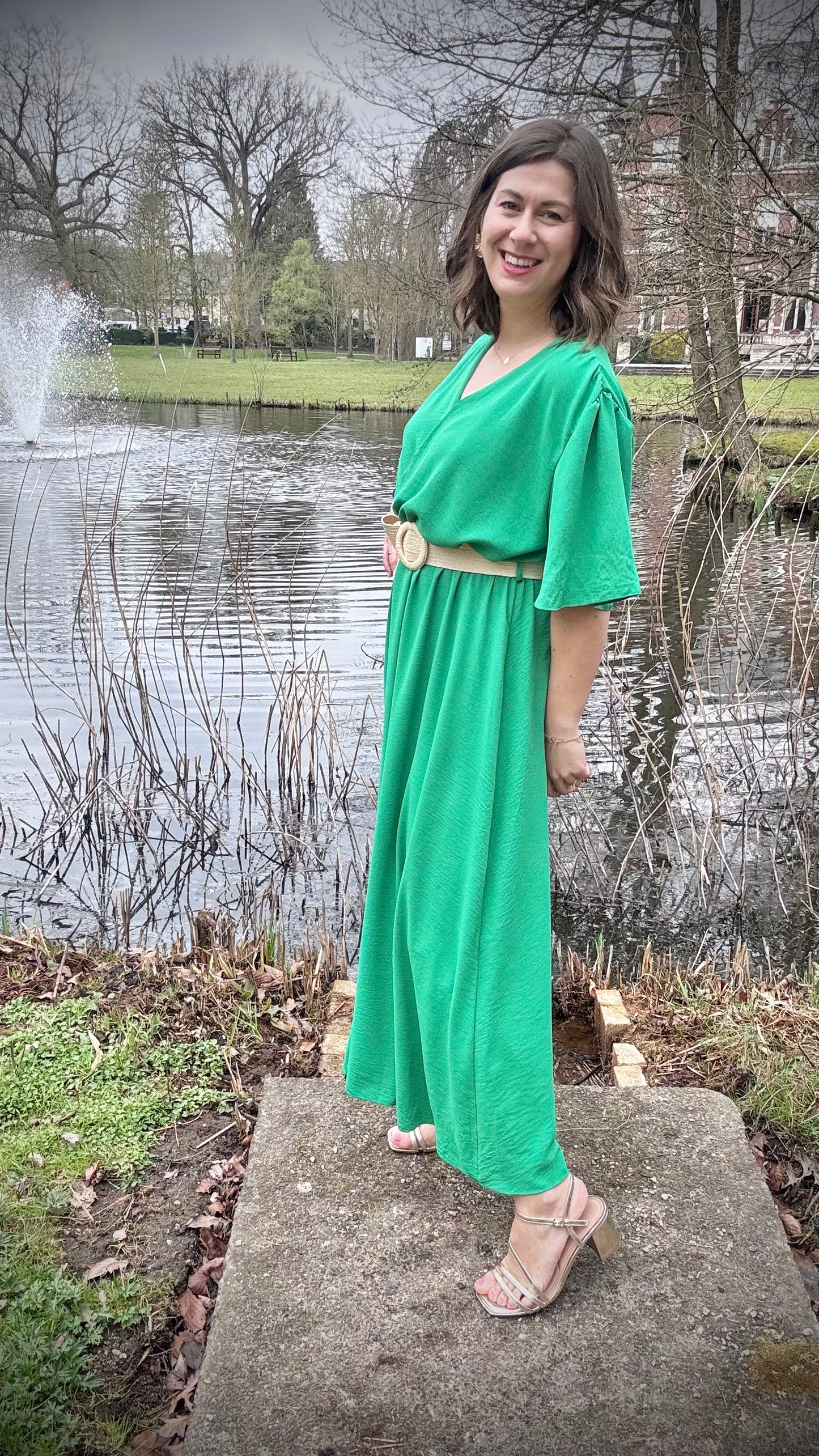 Mily jurk groen