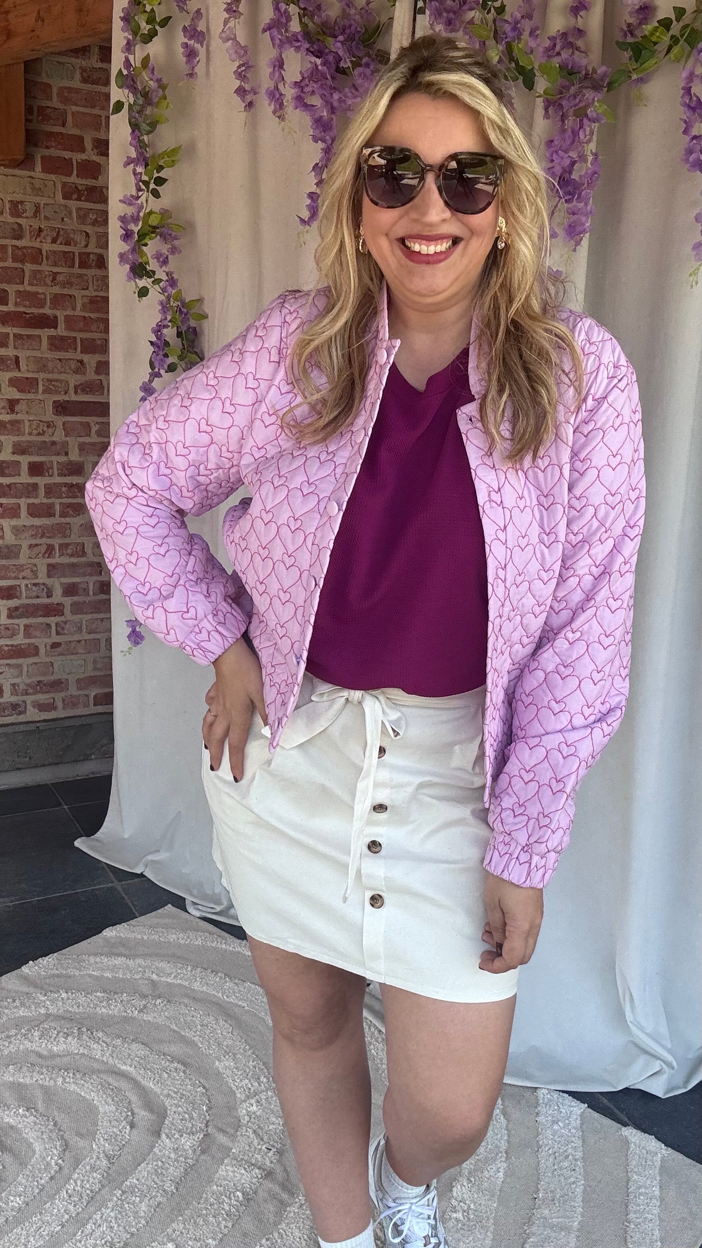 Hartjes bomber lila