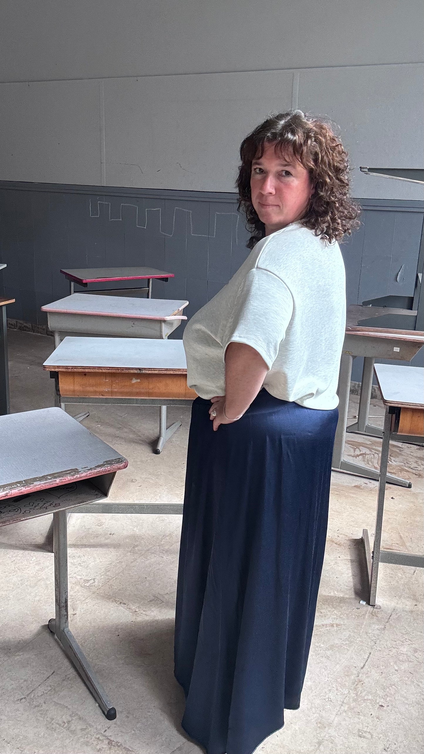 Riri rok - Donkerblauw
