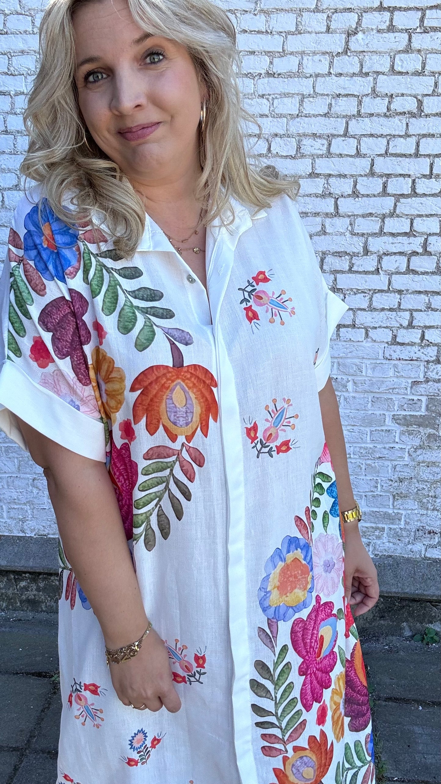 Jasmijn jurk - Bloemen