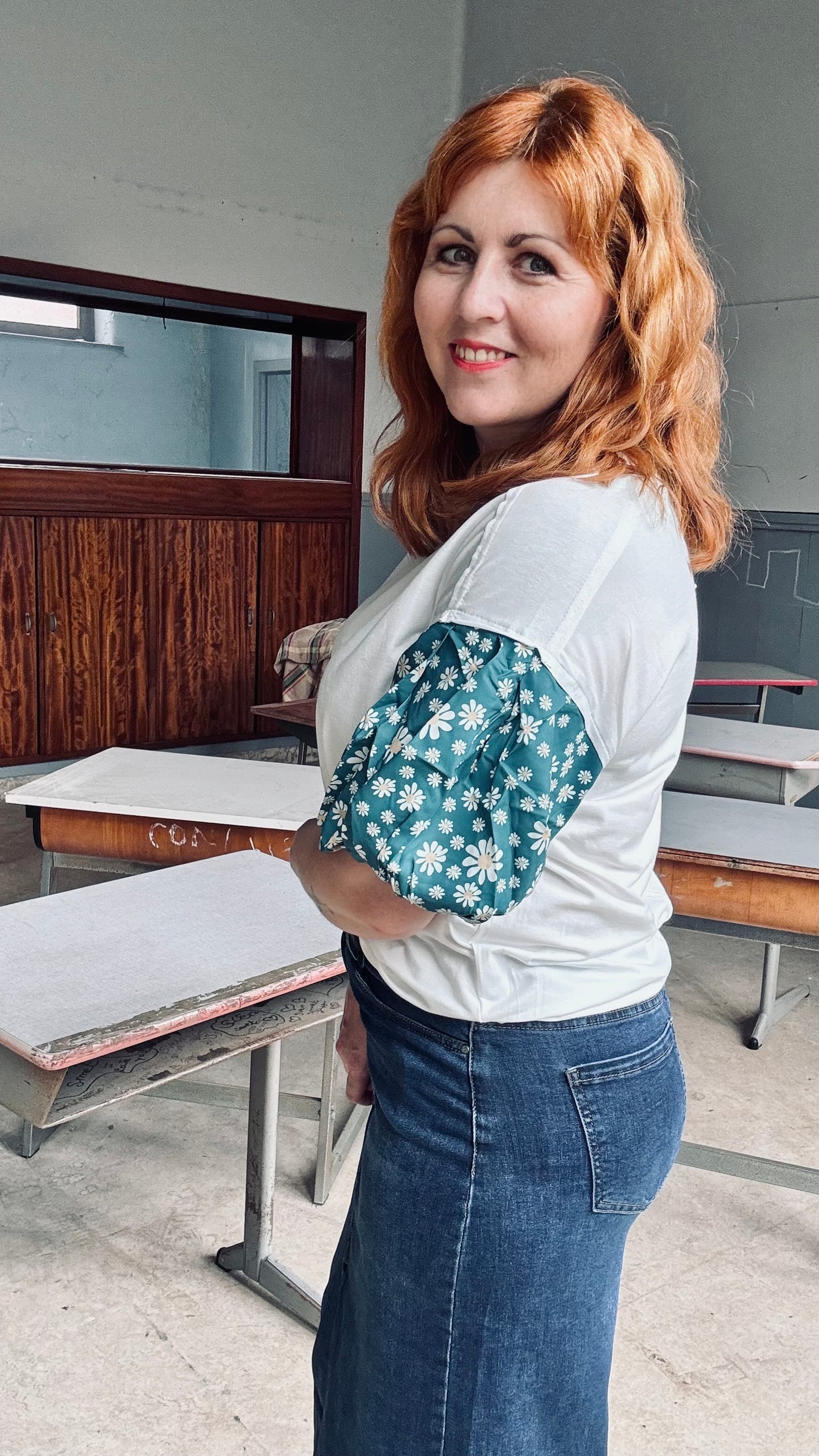 Green Daisy shirt