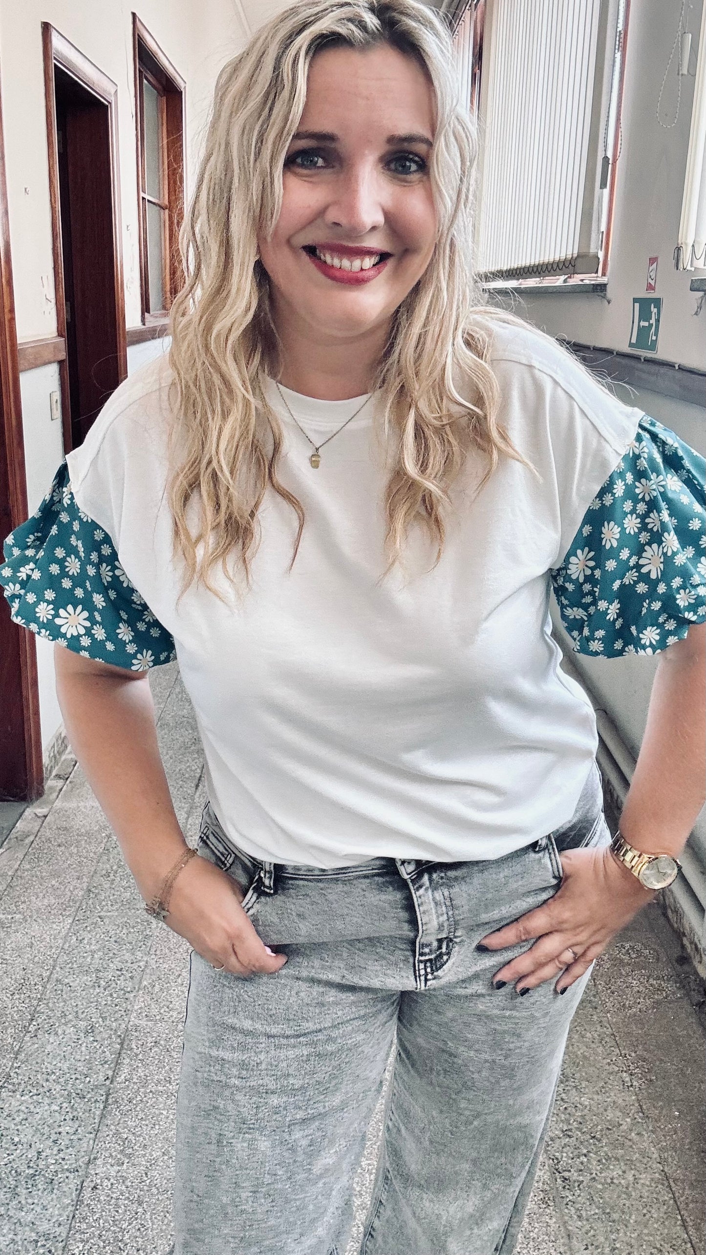 Green Daisy shirt