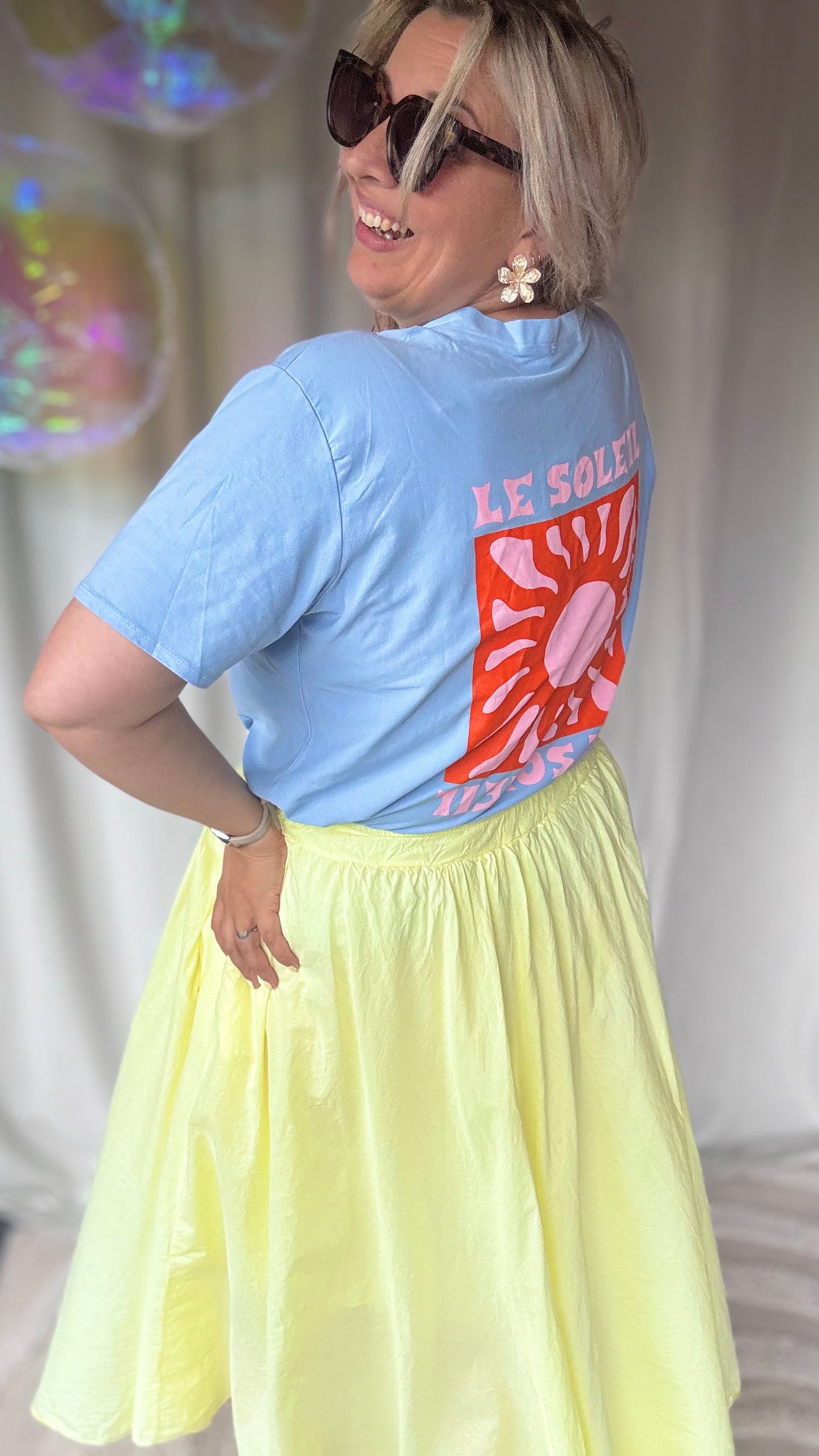 Soleil shirt blauw