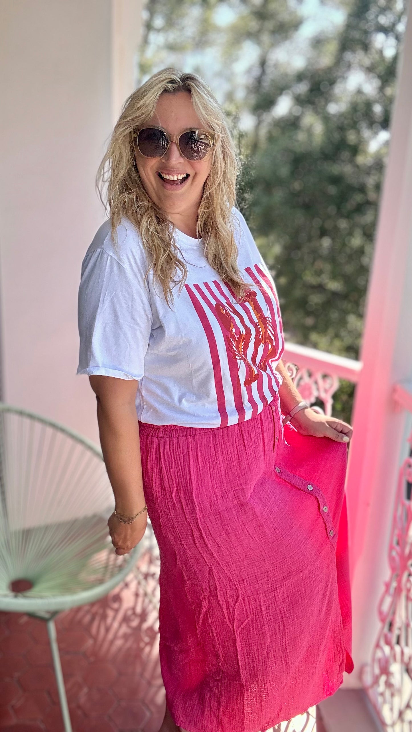 Ruth tetra rok fuchsia