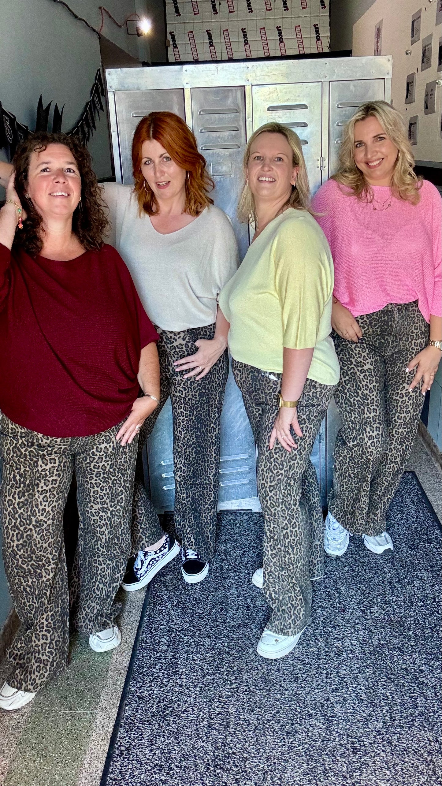 Leopard jeans - Brown