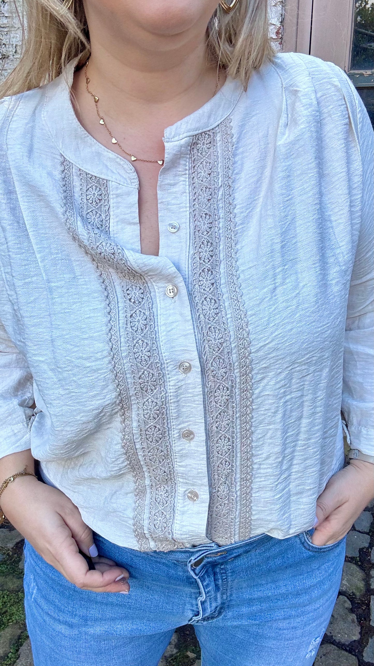 Sienna blouse beige