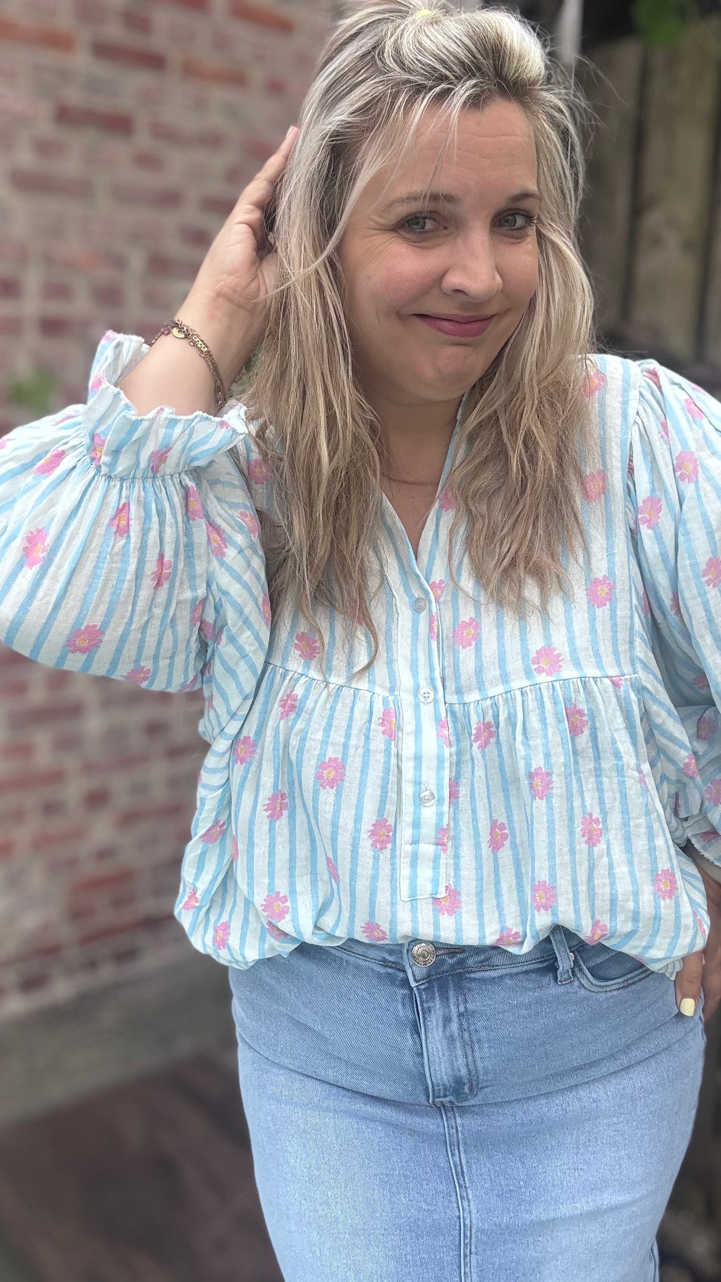Daisy blouse blauw