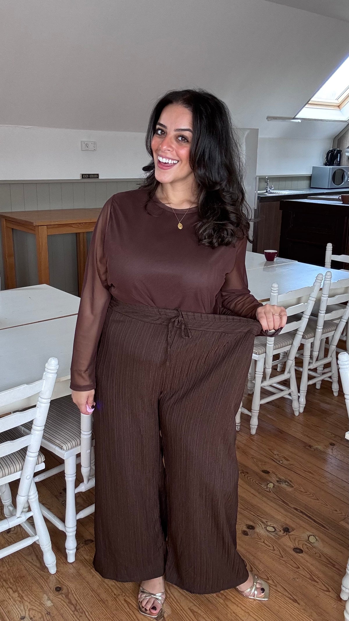 Bella palazzo pants - Bruin