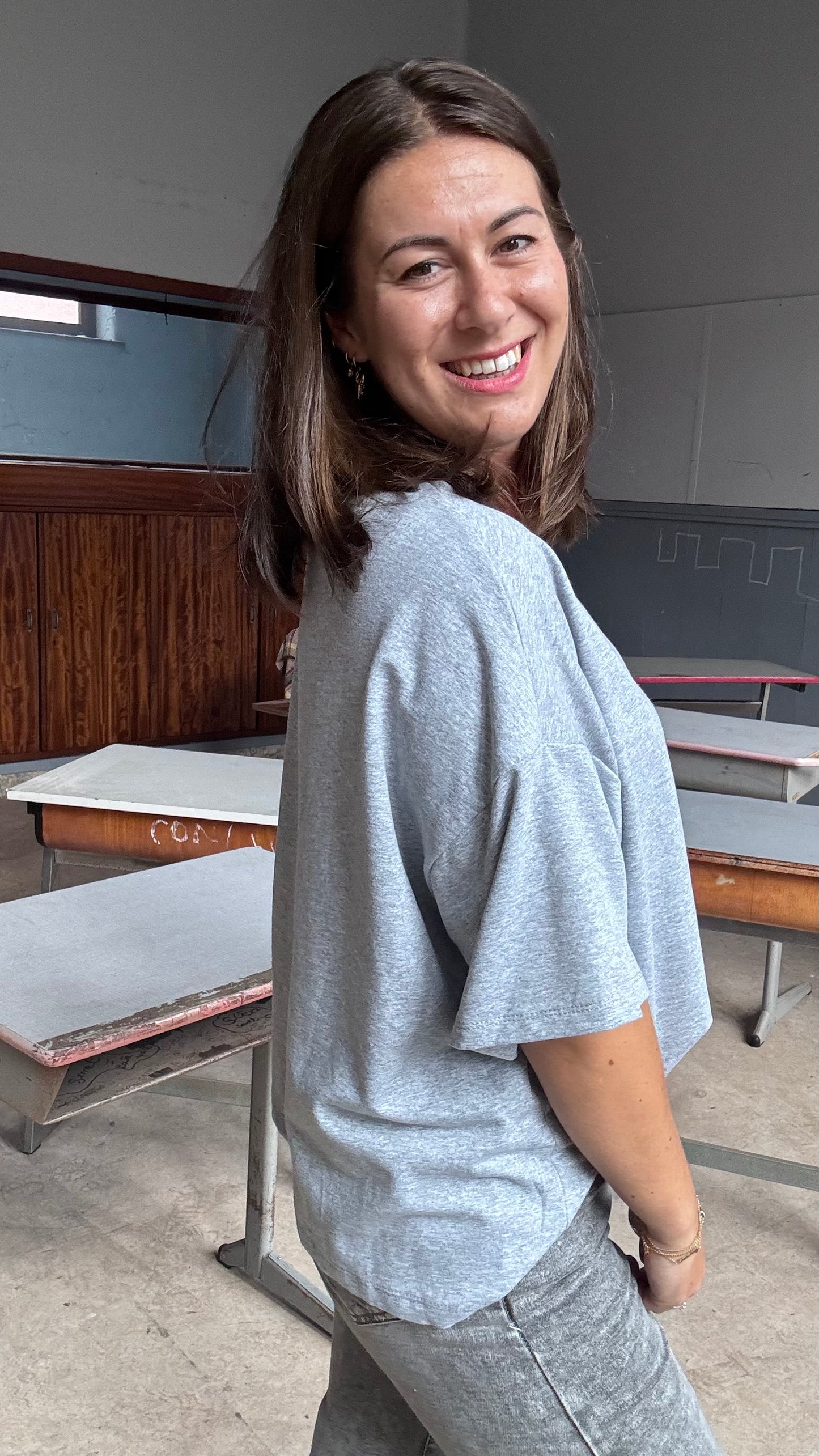 Neon shirt - Grijs