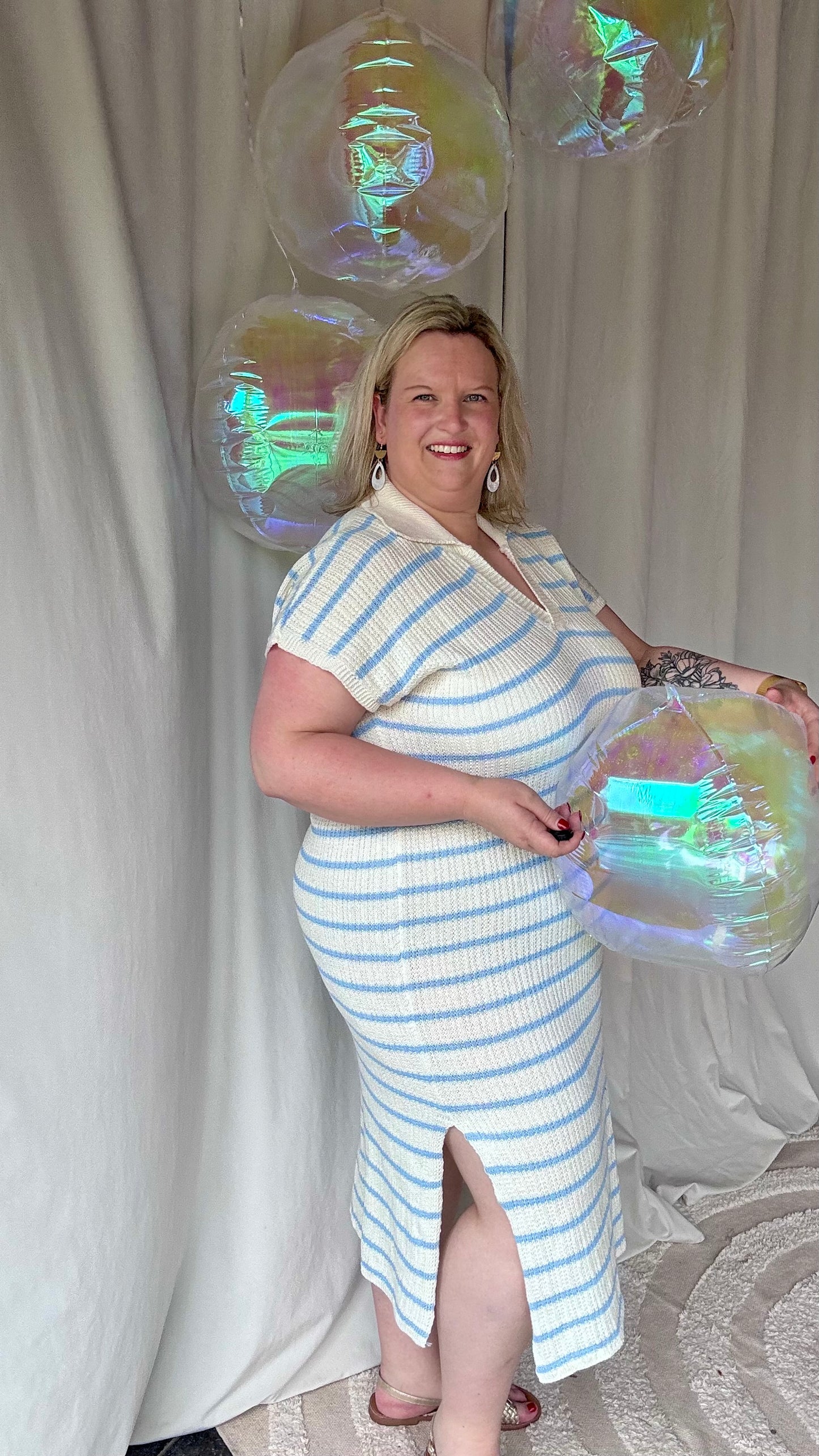 Coastal crochet blauw