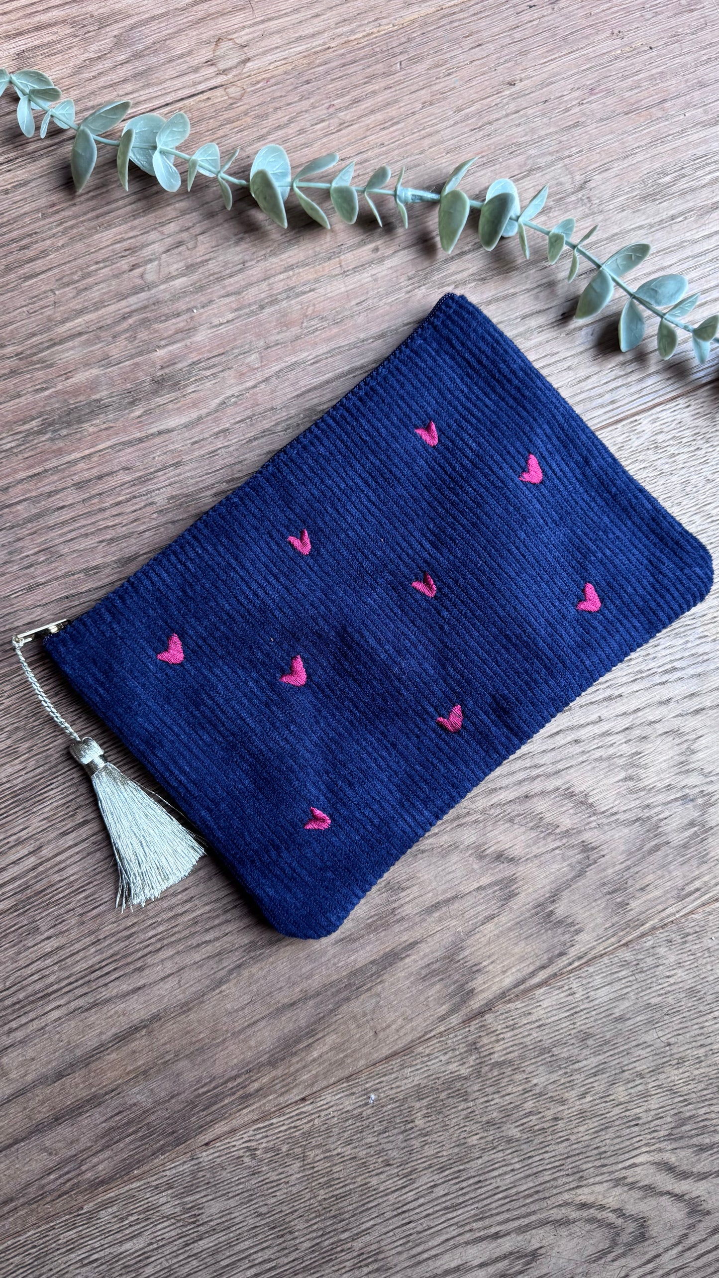 Make-up tasje - Red Hearts