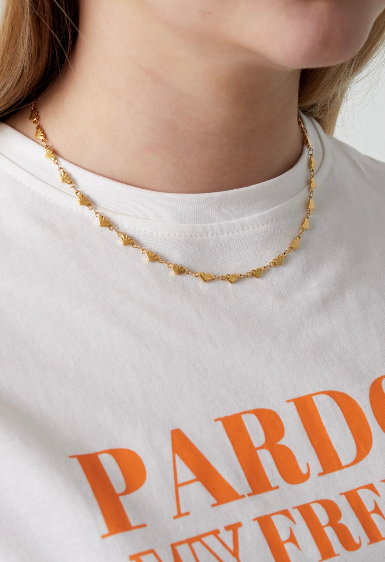 Strong heart ketting