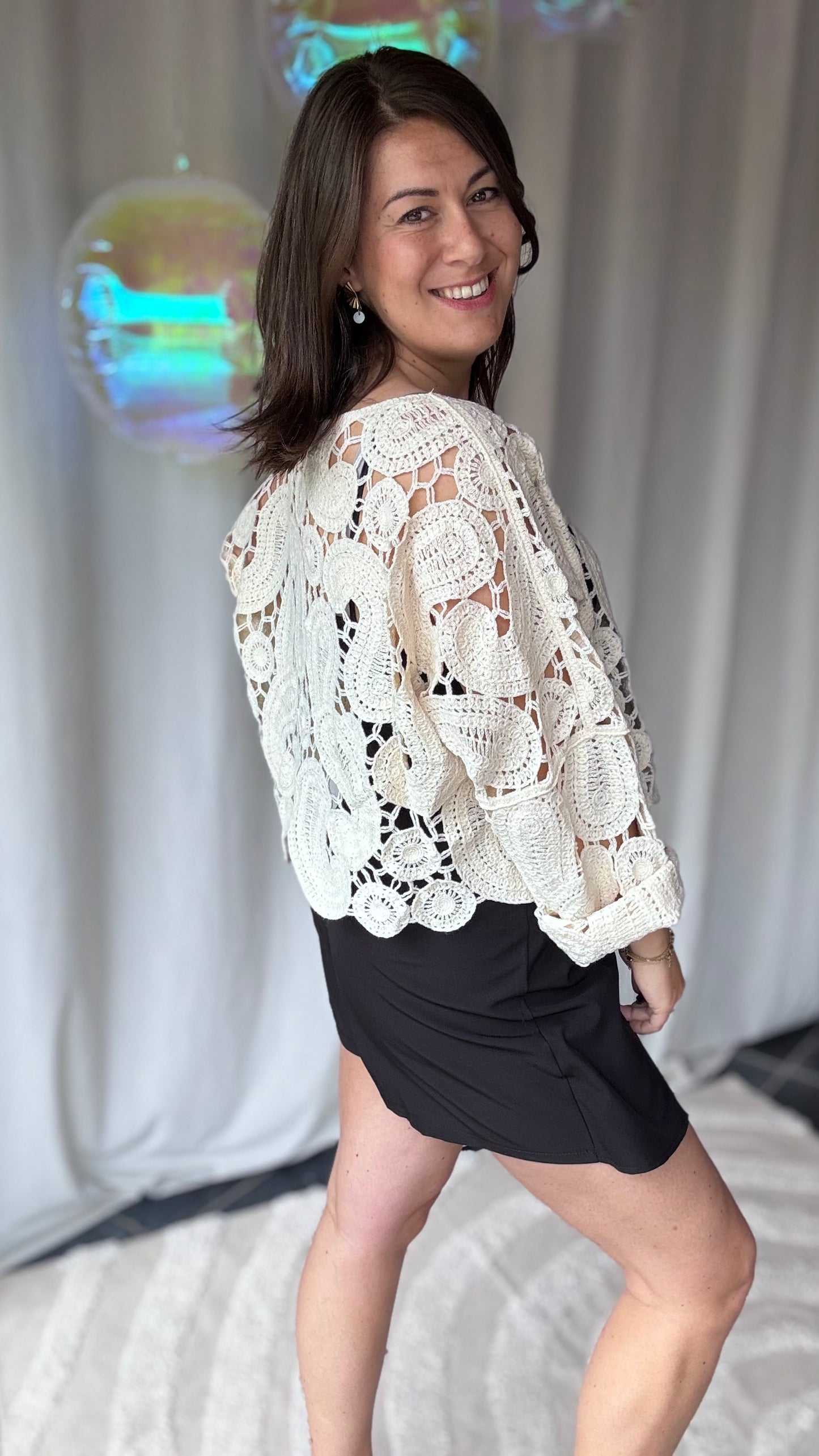 Elva broderie top