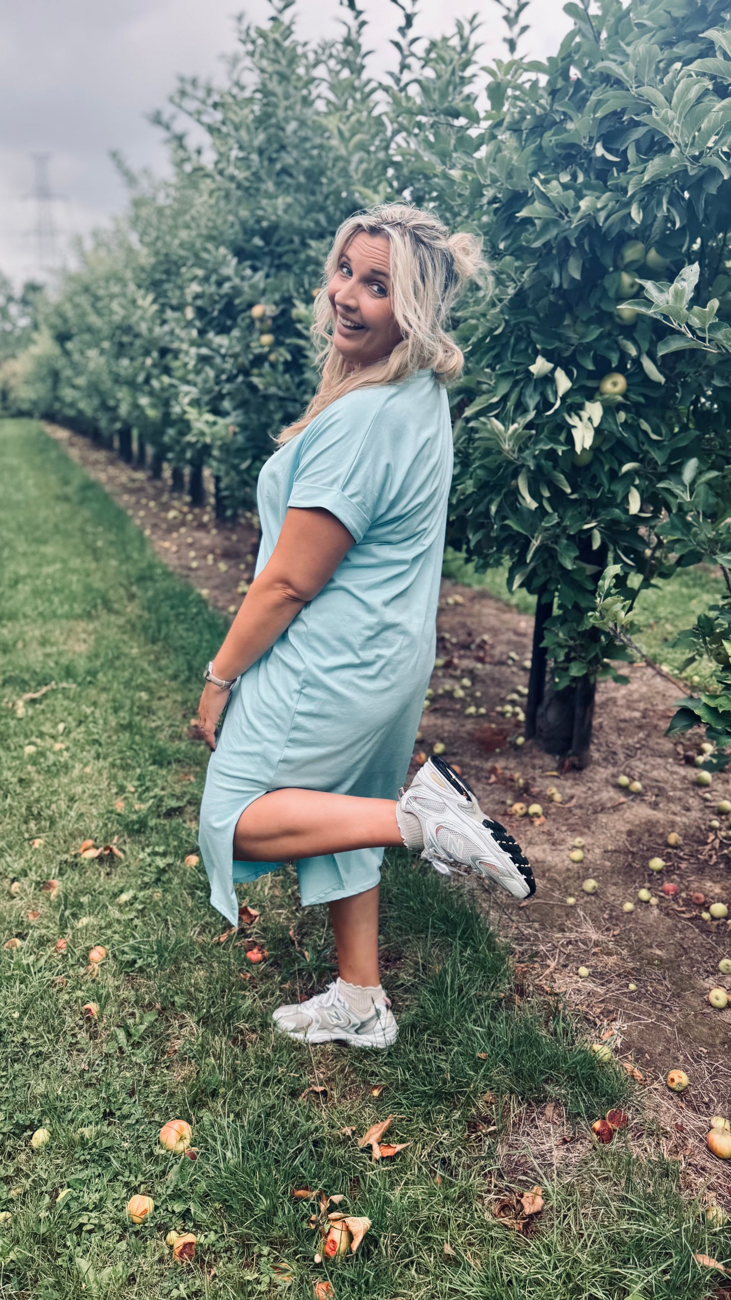 Essie shirtdress blauw