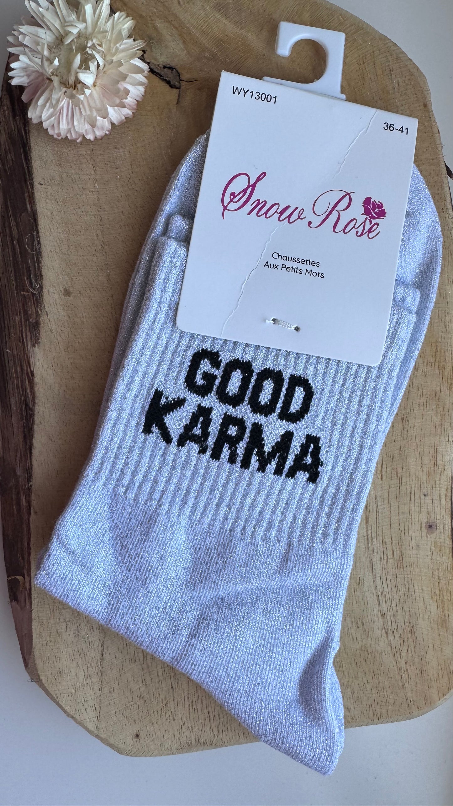 Quote sokken: Good karma