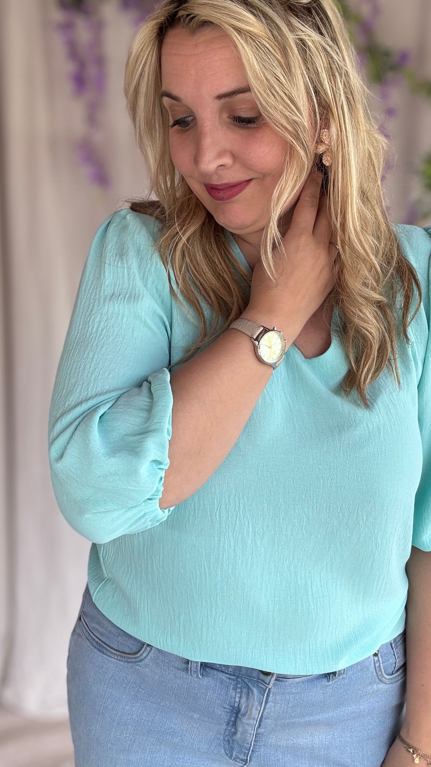 Minty blouse