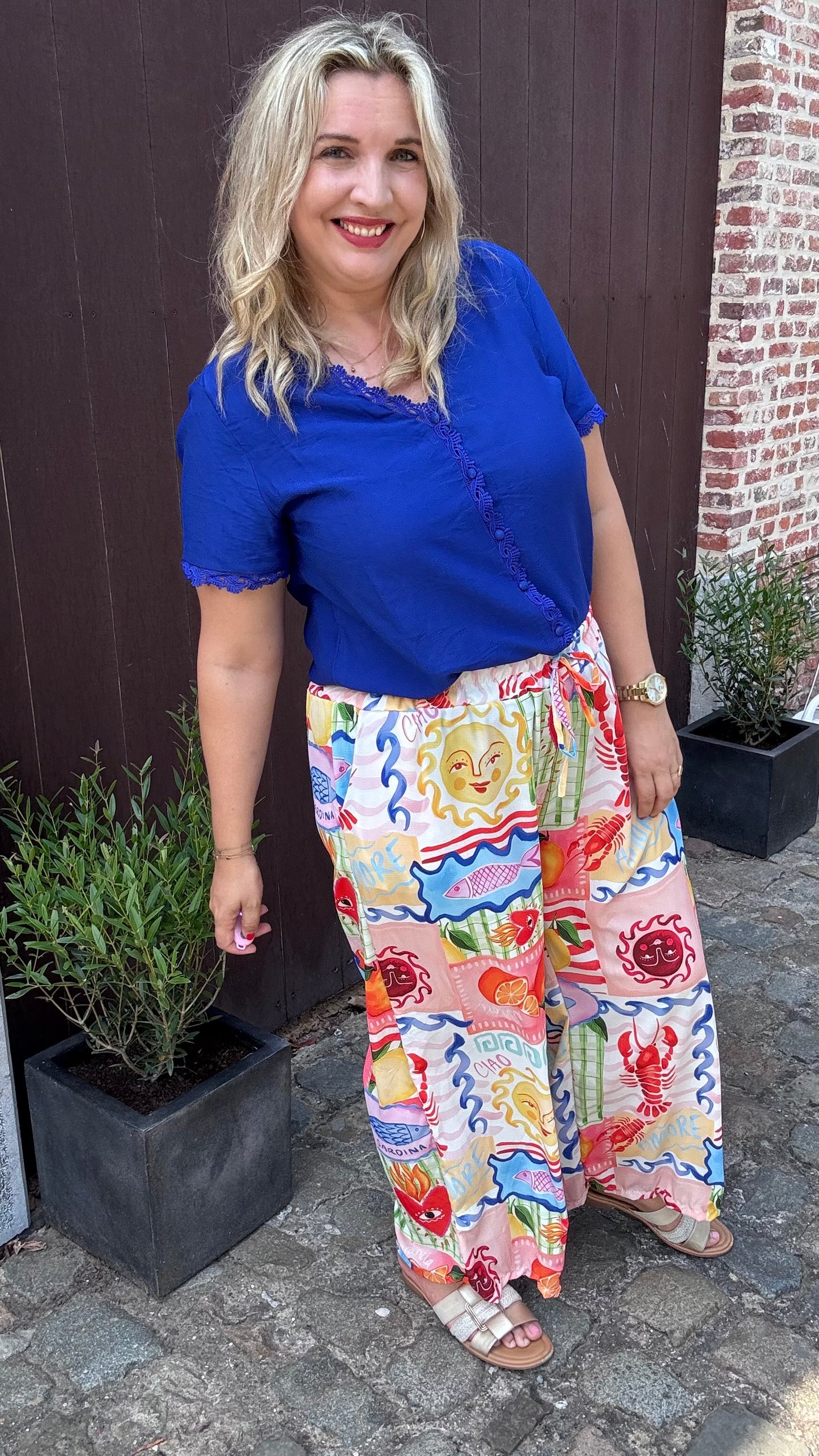 Tropical breeze broek - Multicolor