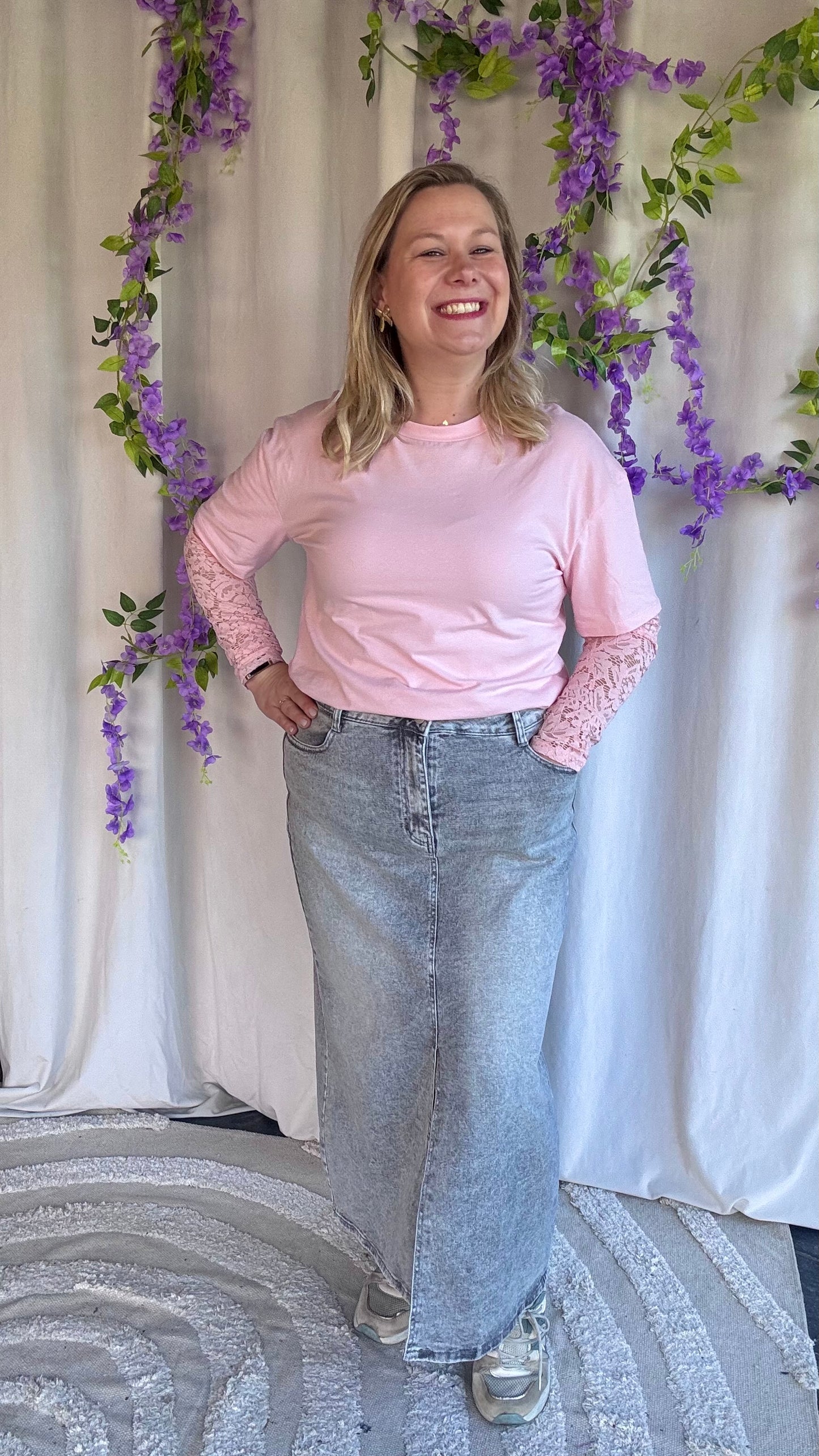Lace love shirt babyroze