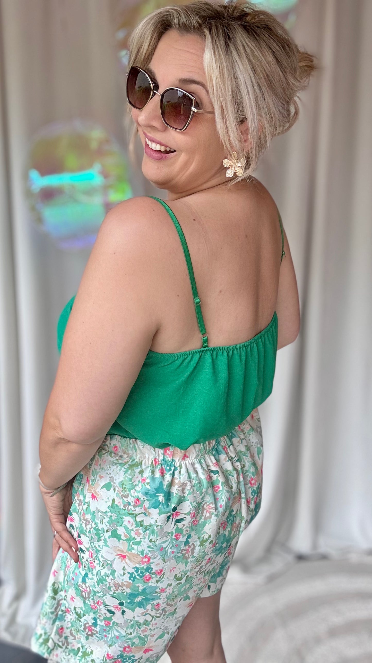 Suki top groen