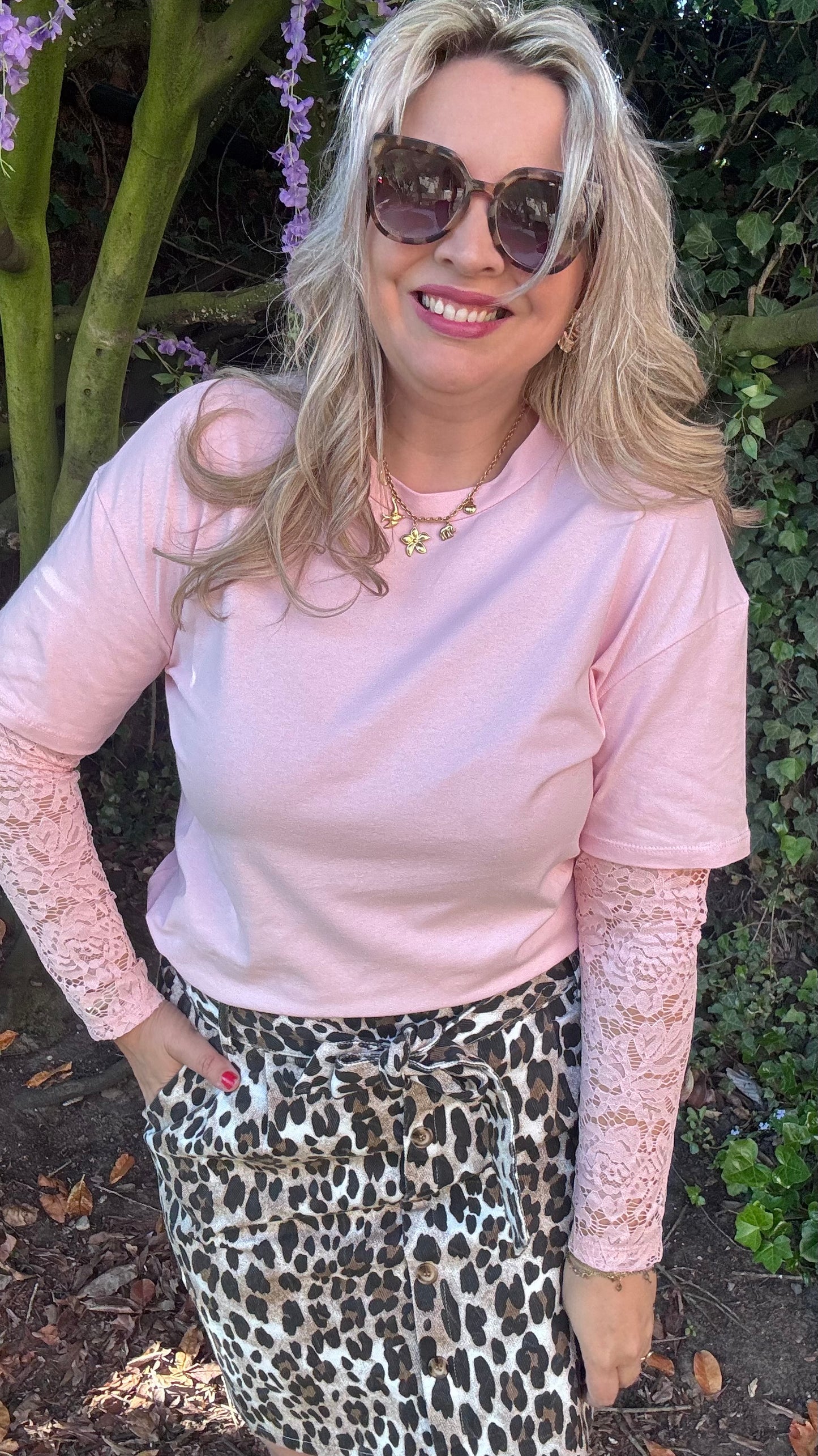 Lace love shirt babyroze