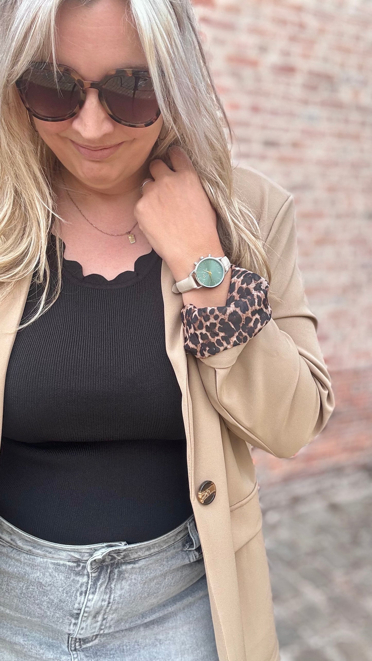 Blazer Leopard/bruin