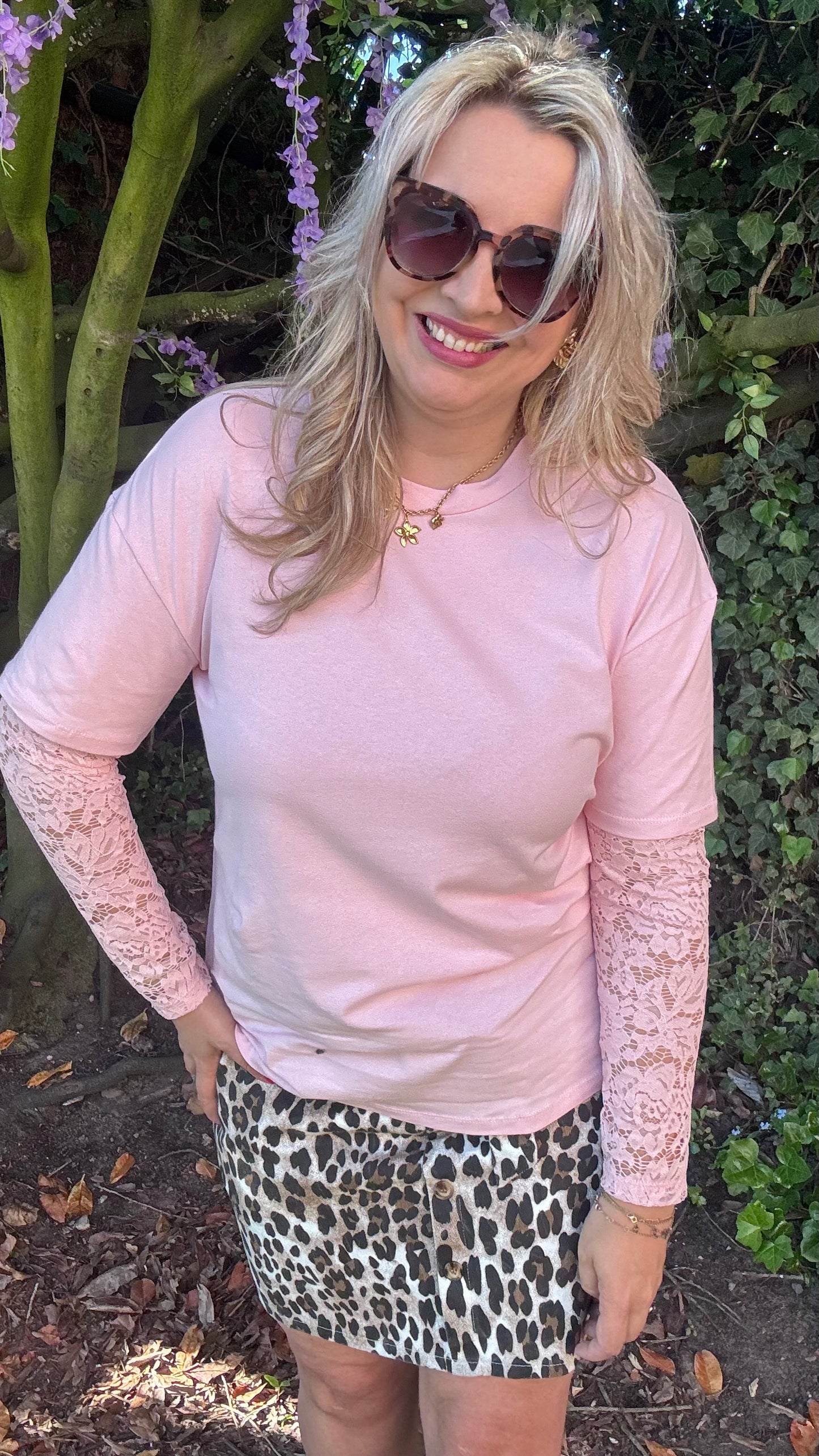 Lace love shirt babyroze