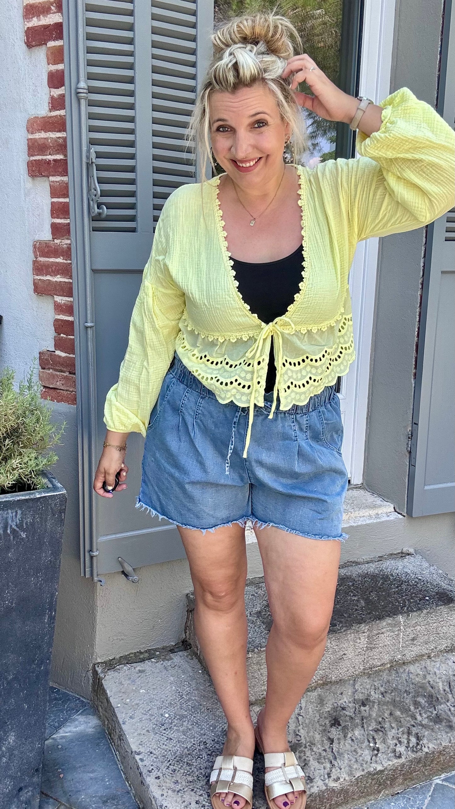 Cali blouse geel