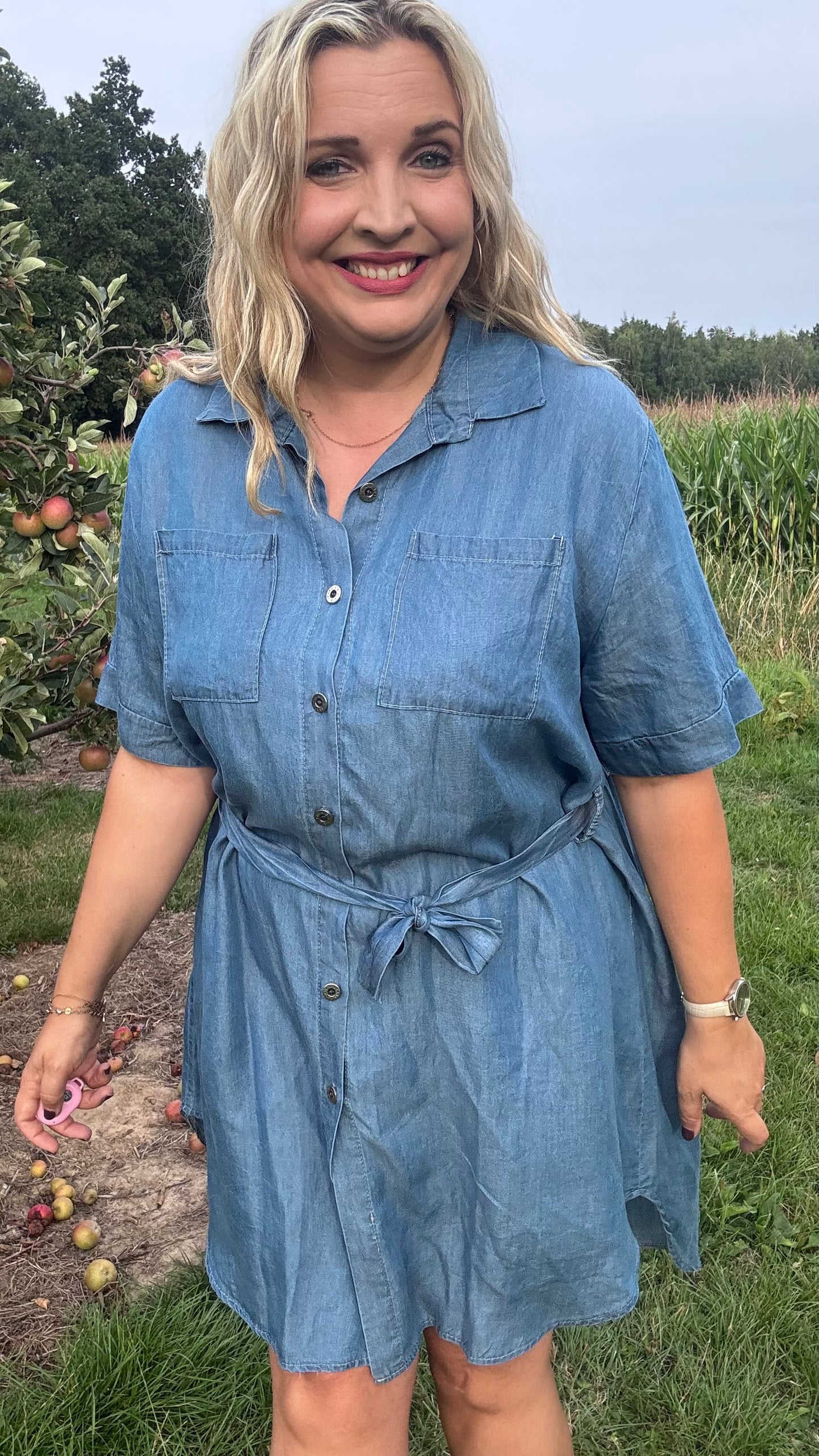 Urban denim dress