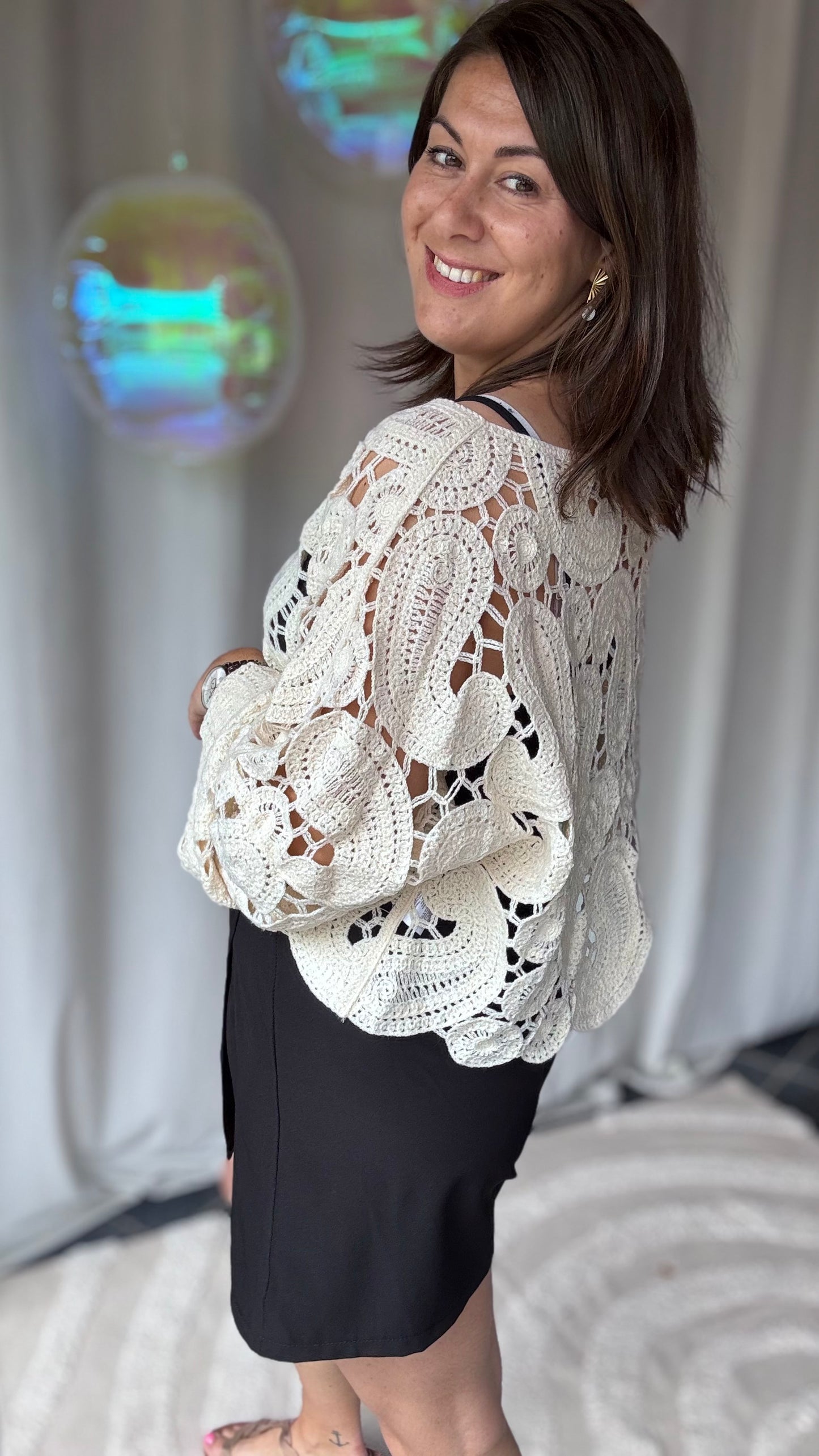 Elva broderie top