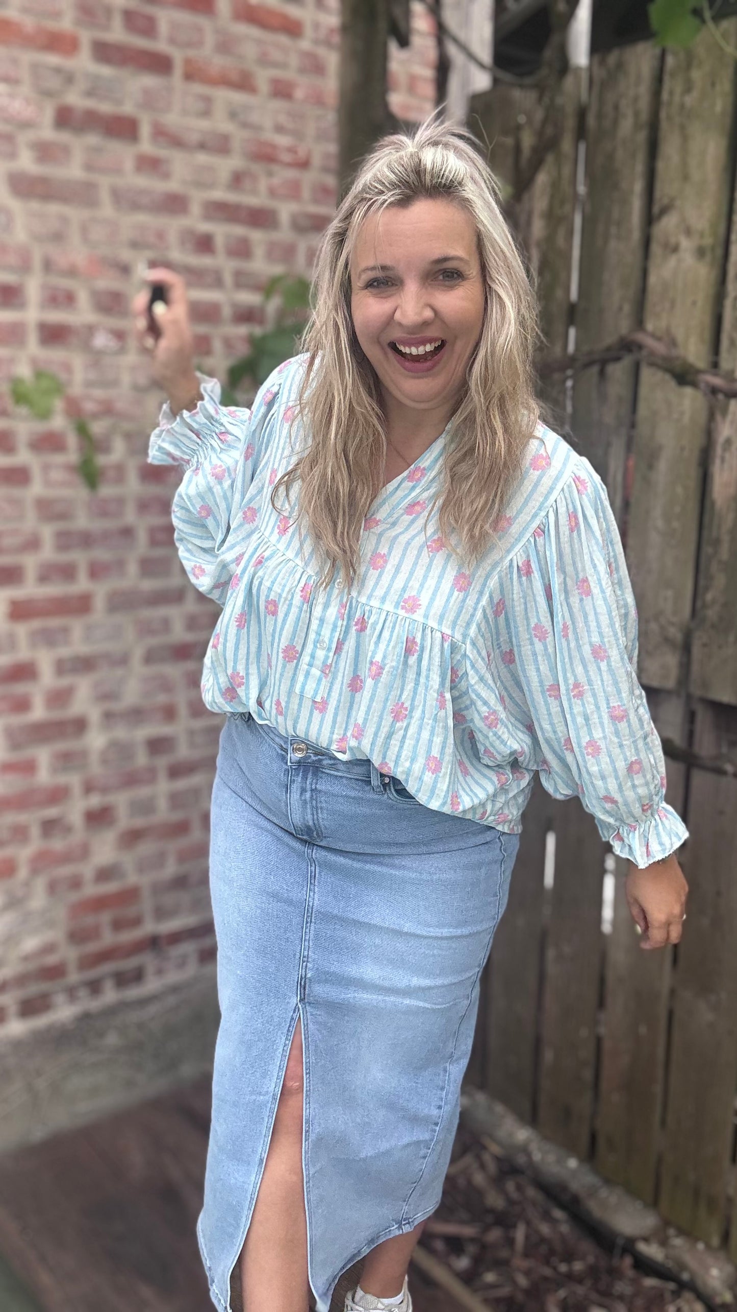 Daisy blouse blauw