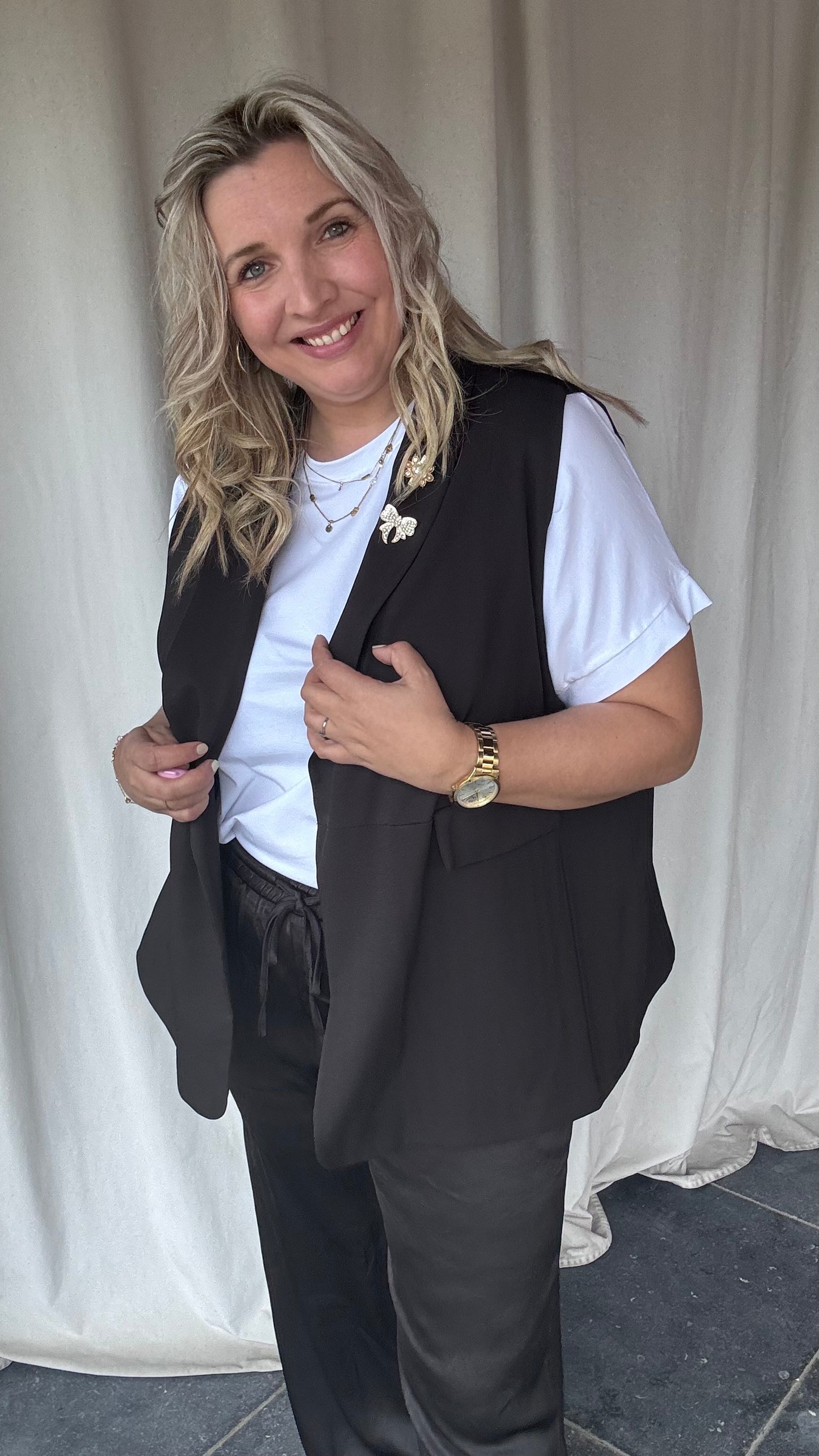 Attitude blazer - zwart
