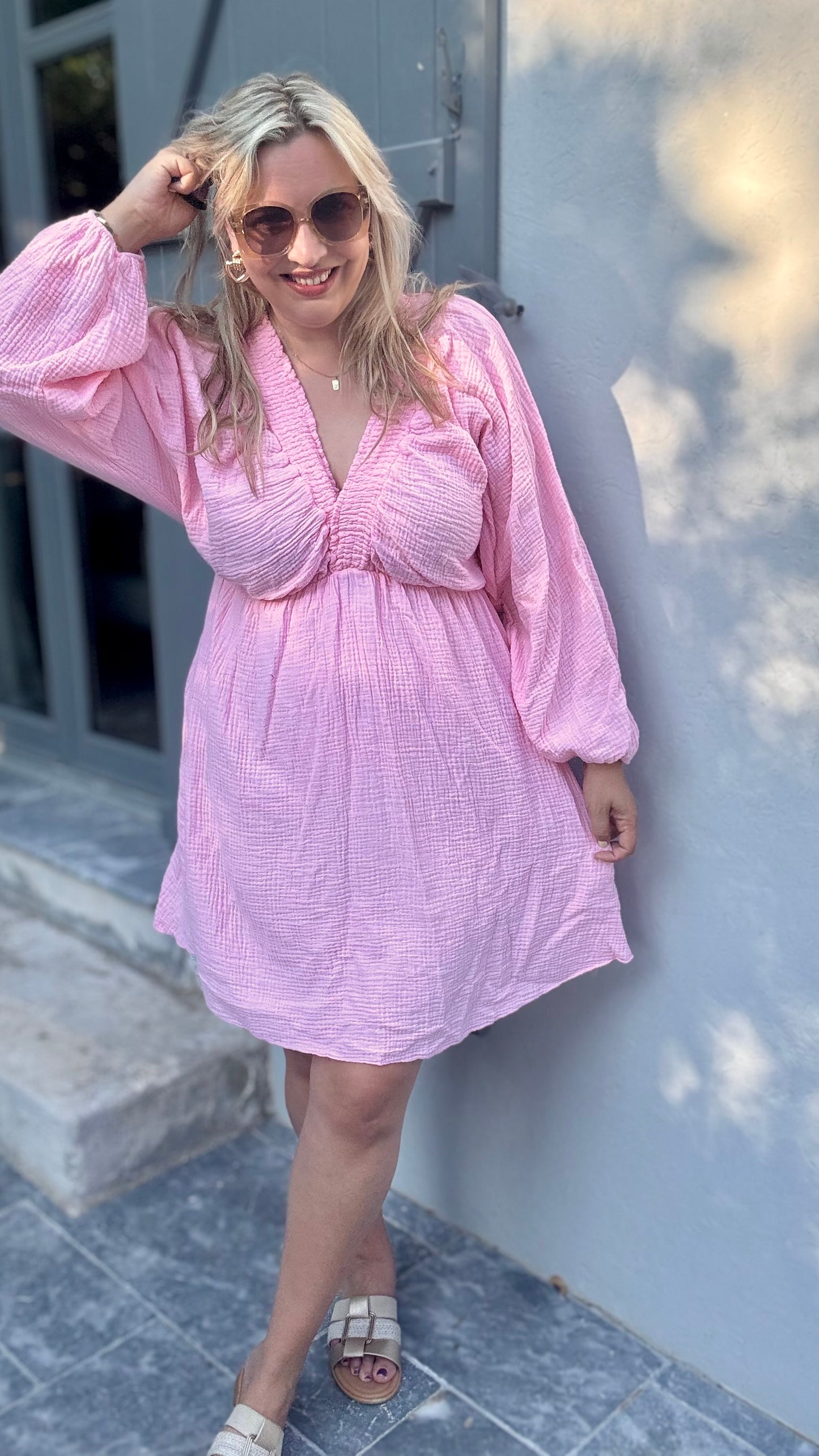 Sella jurk roze