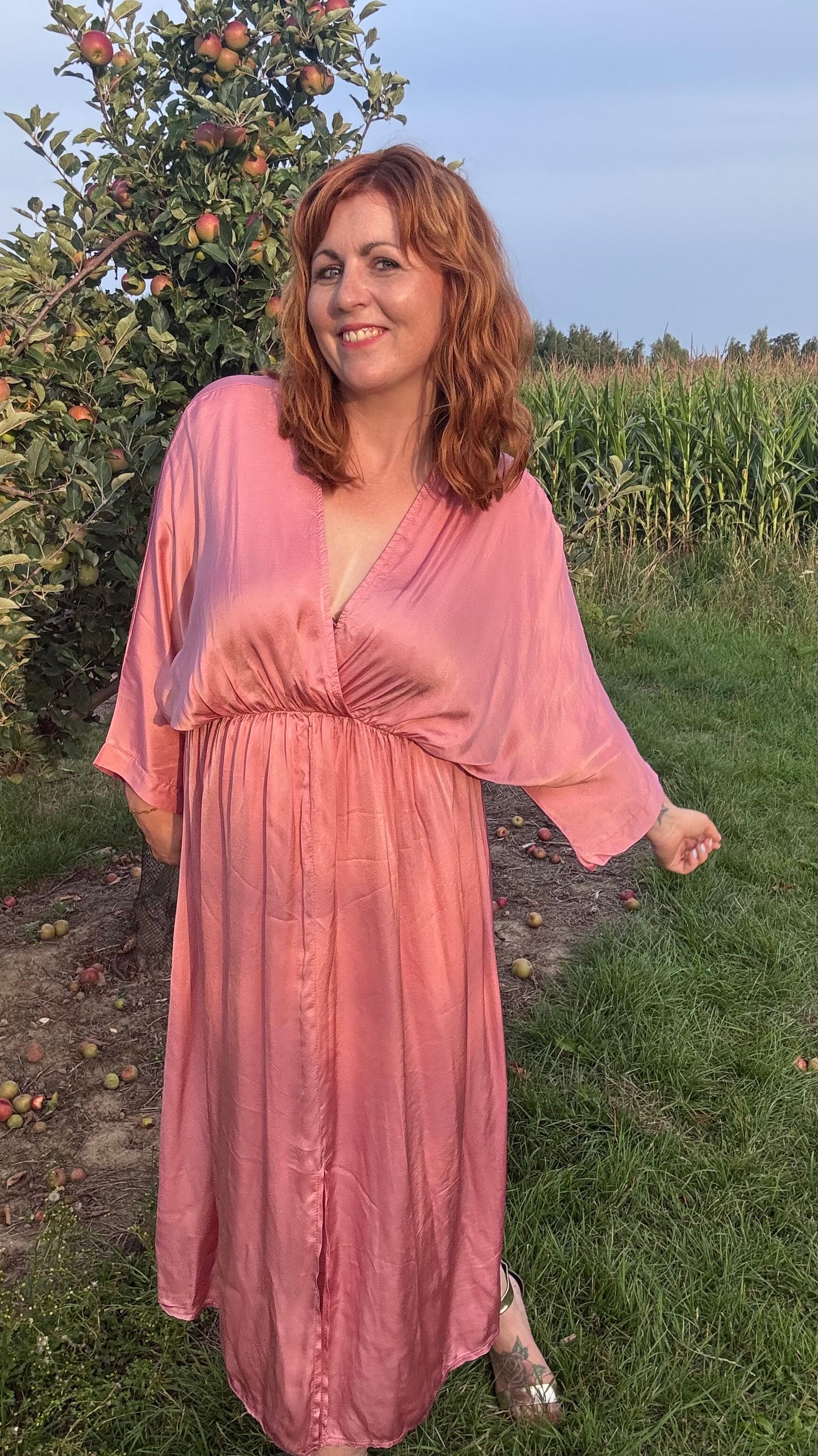Femme dress - zachtroze