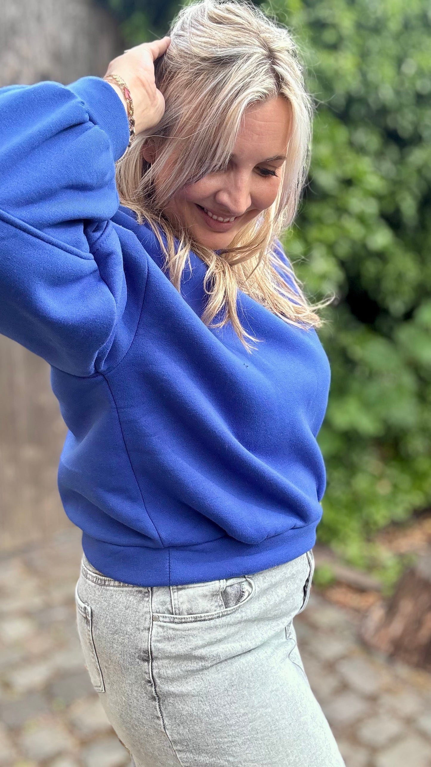 Leyla sweater blauw