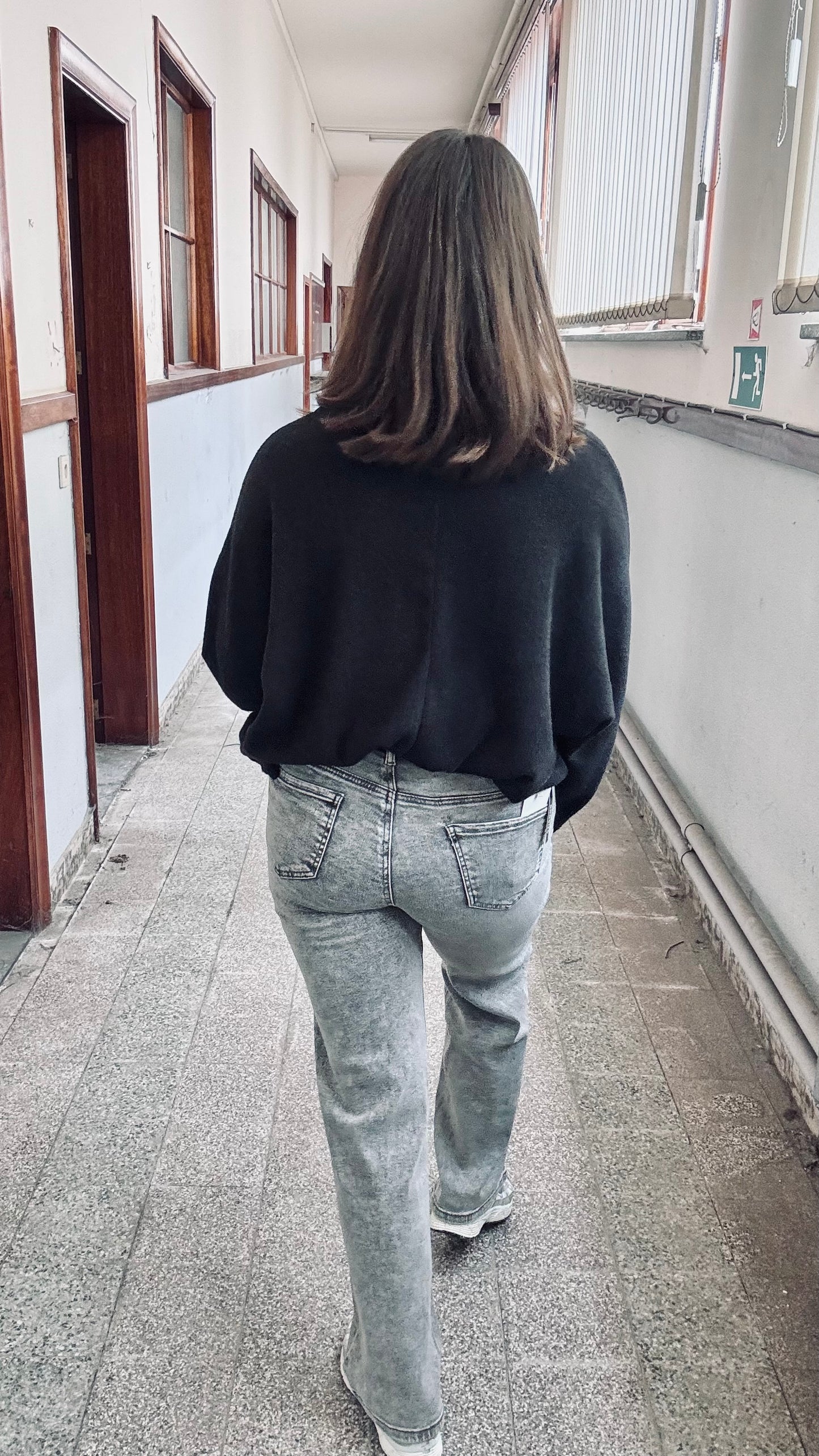 Basic trui - zwart