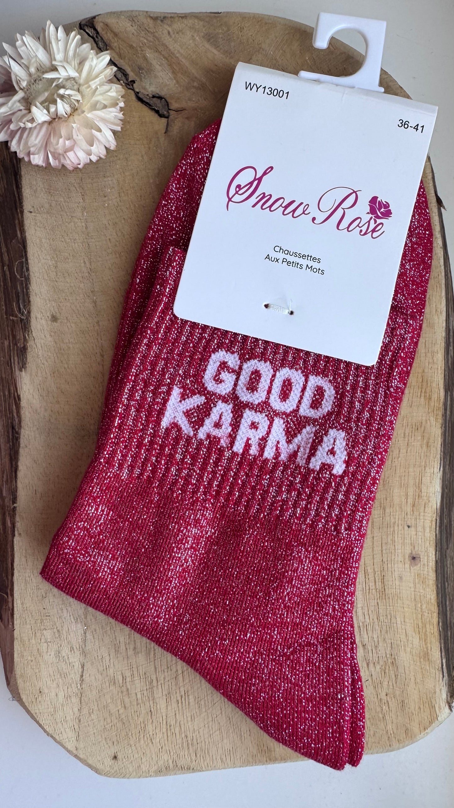 Quote sokken: Good karma