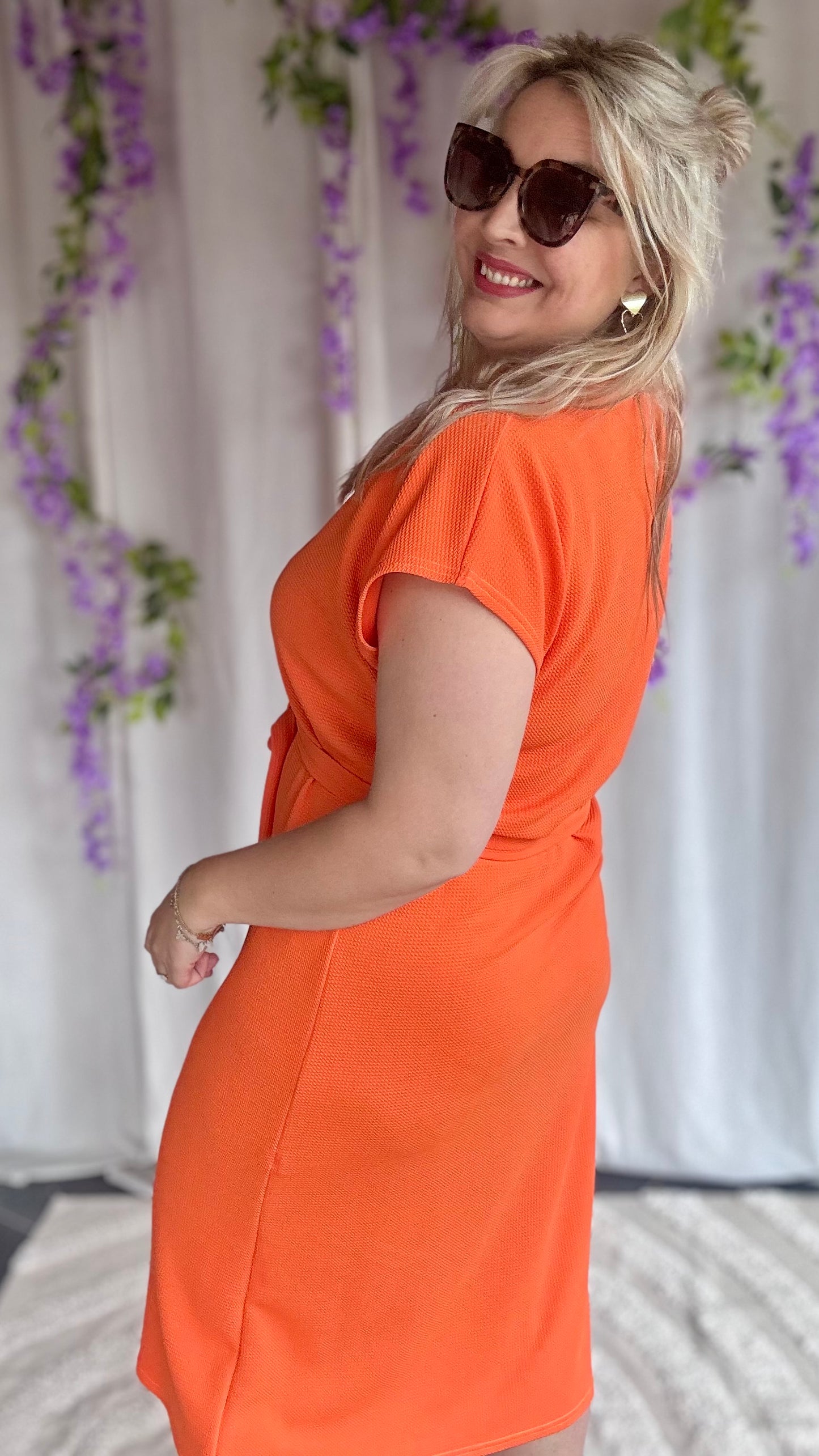 Milo jurk oranje