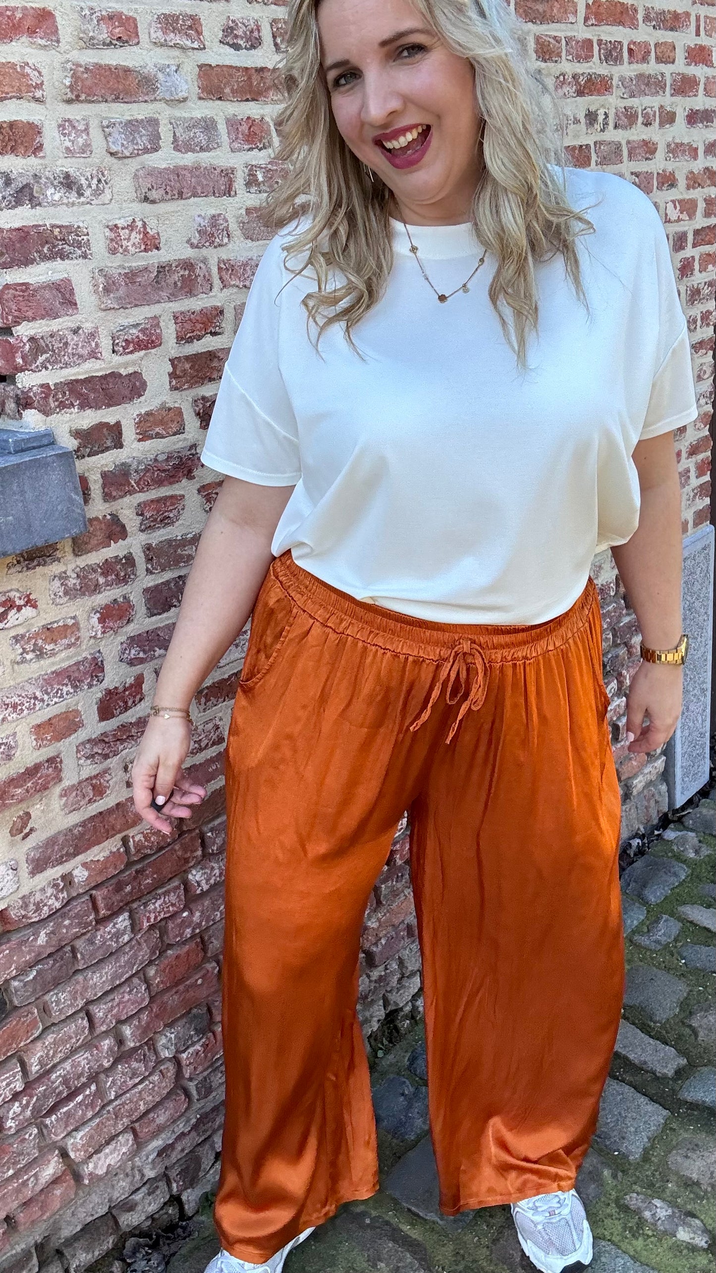 Zoë broek - Terracotta