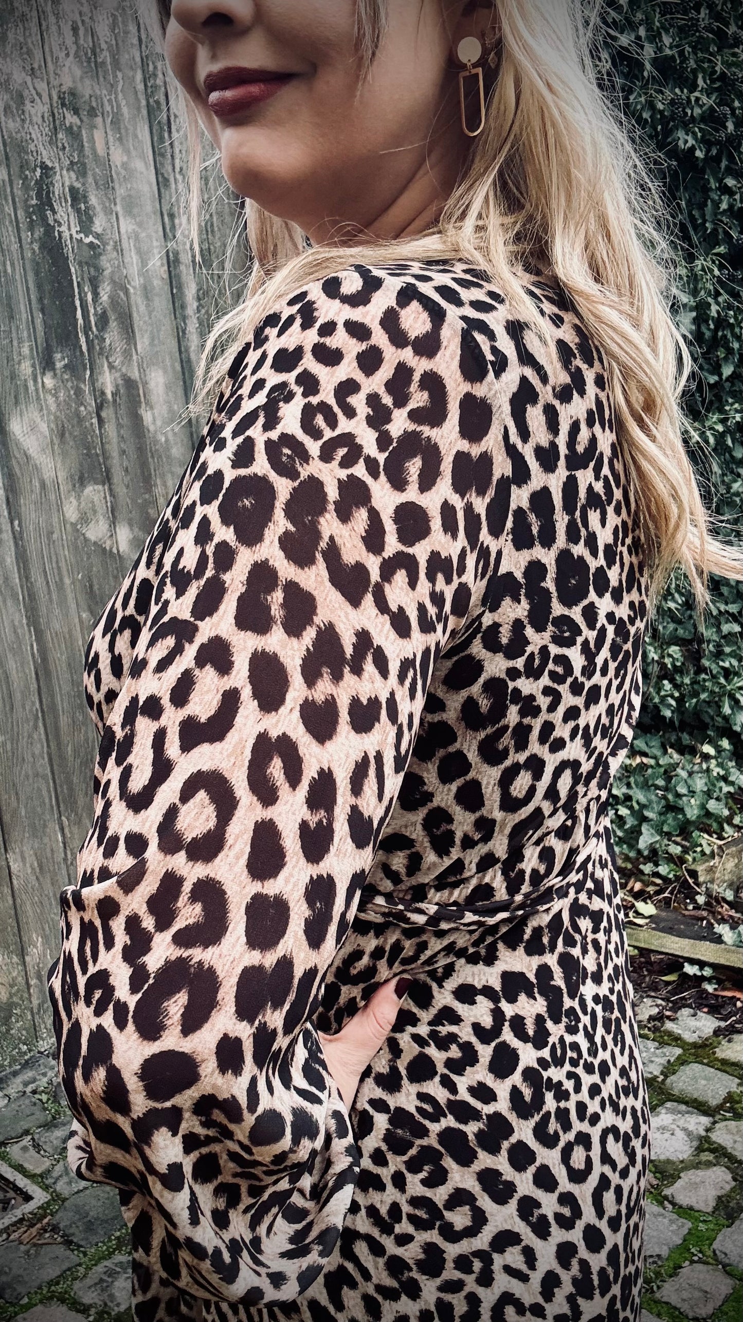 Panther maxi jurk