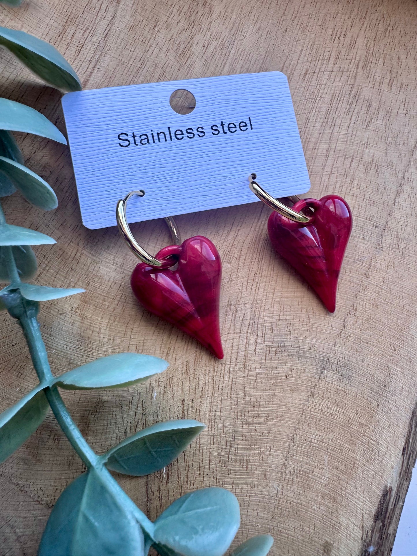 Jantine hearts oorbellen