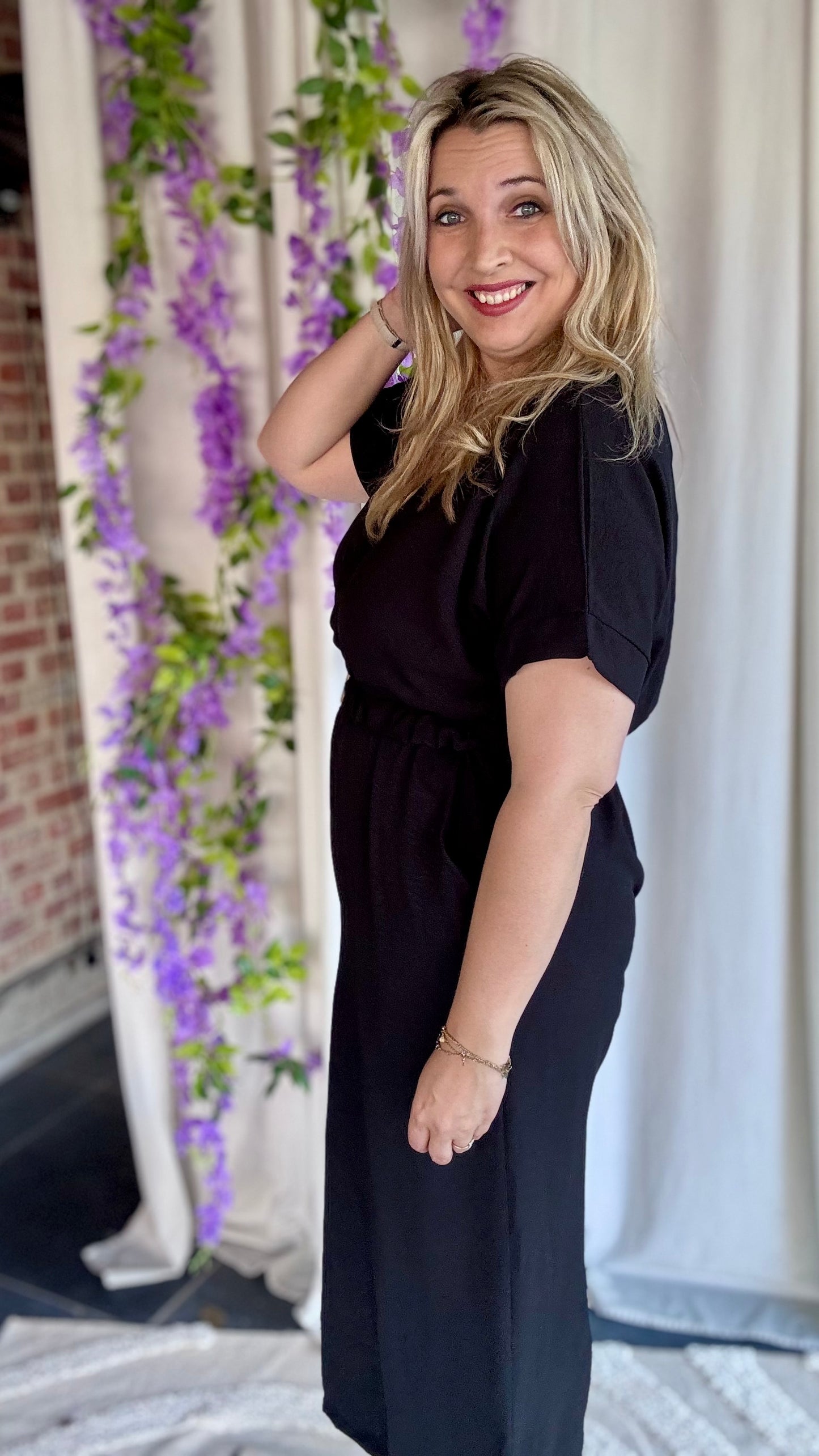 Nina jumpsuit zwart