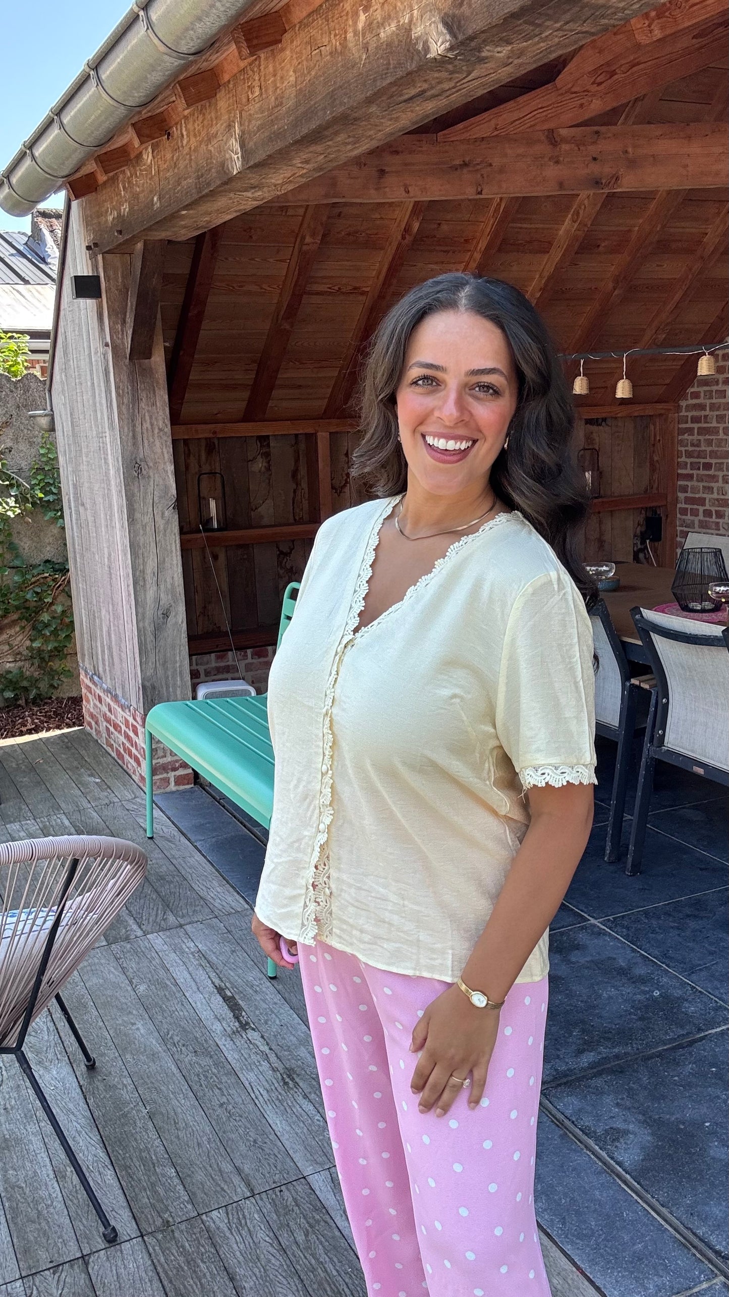 Monique blouse - Butteryellow