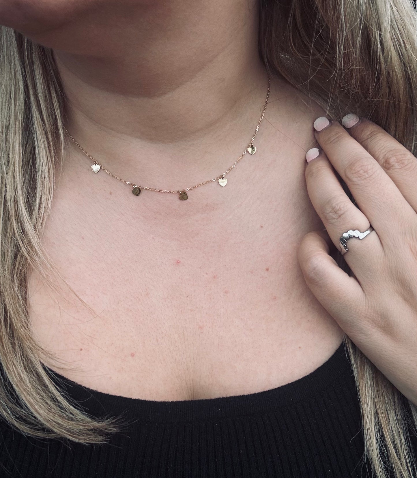 Little hearts halsketting