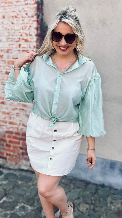 Sugar mist blouse mint