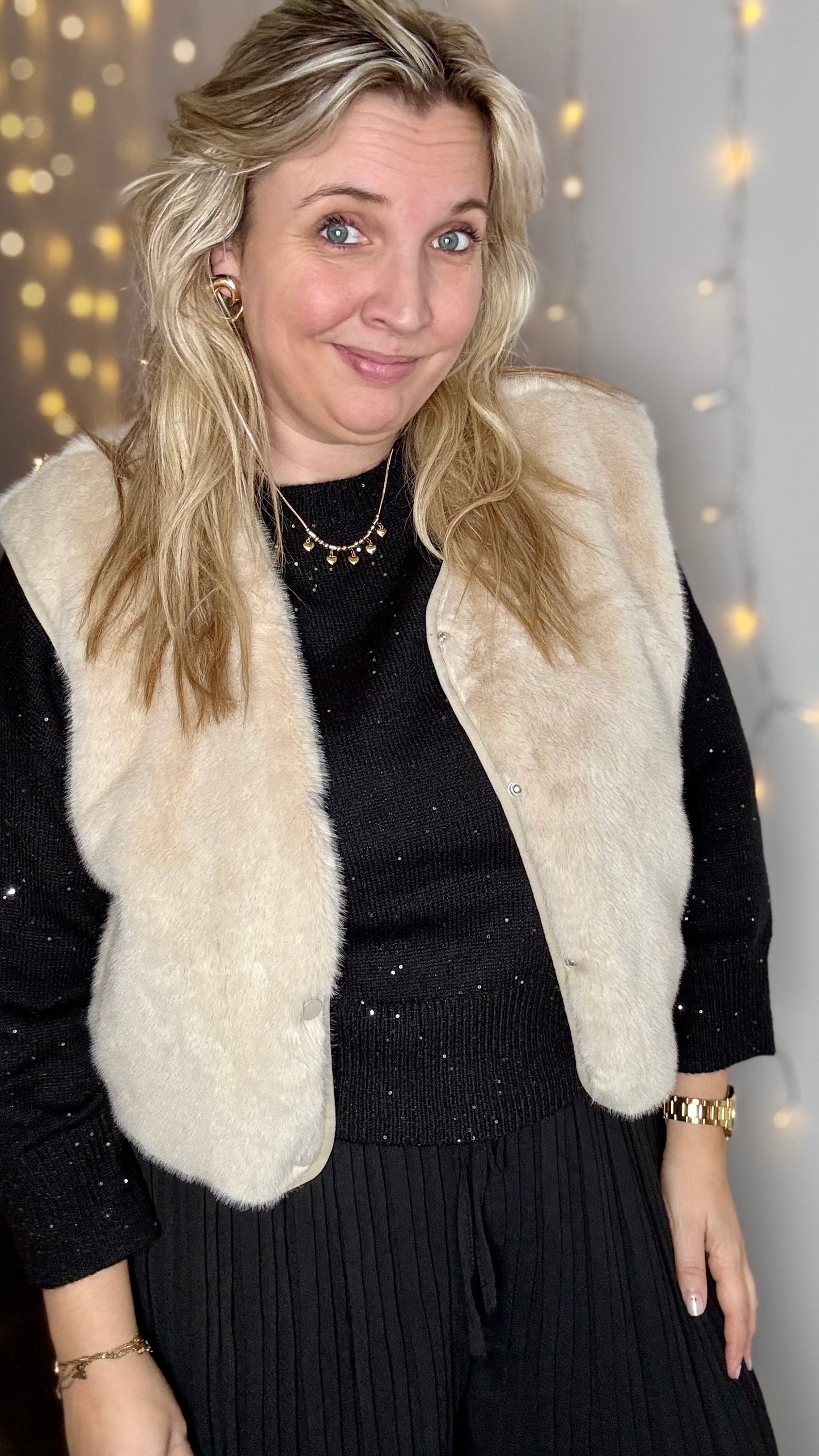 Ellie Gilet - Crème