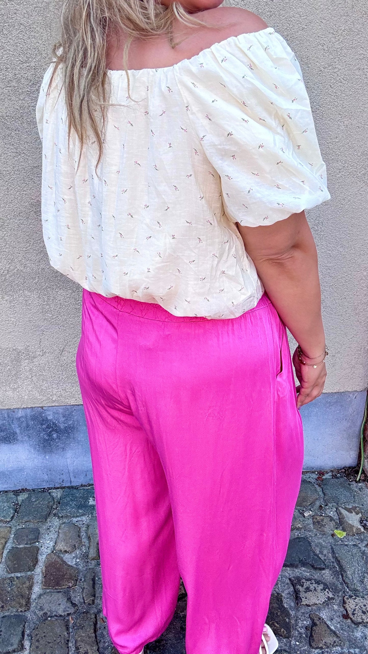 Zoë broek matté - Fuchsia