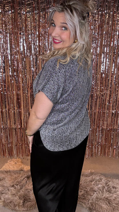 Party shirt - Zilver