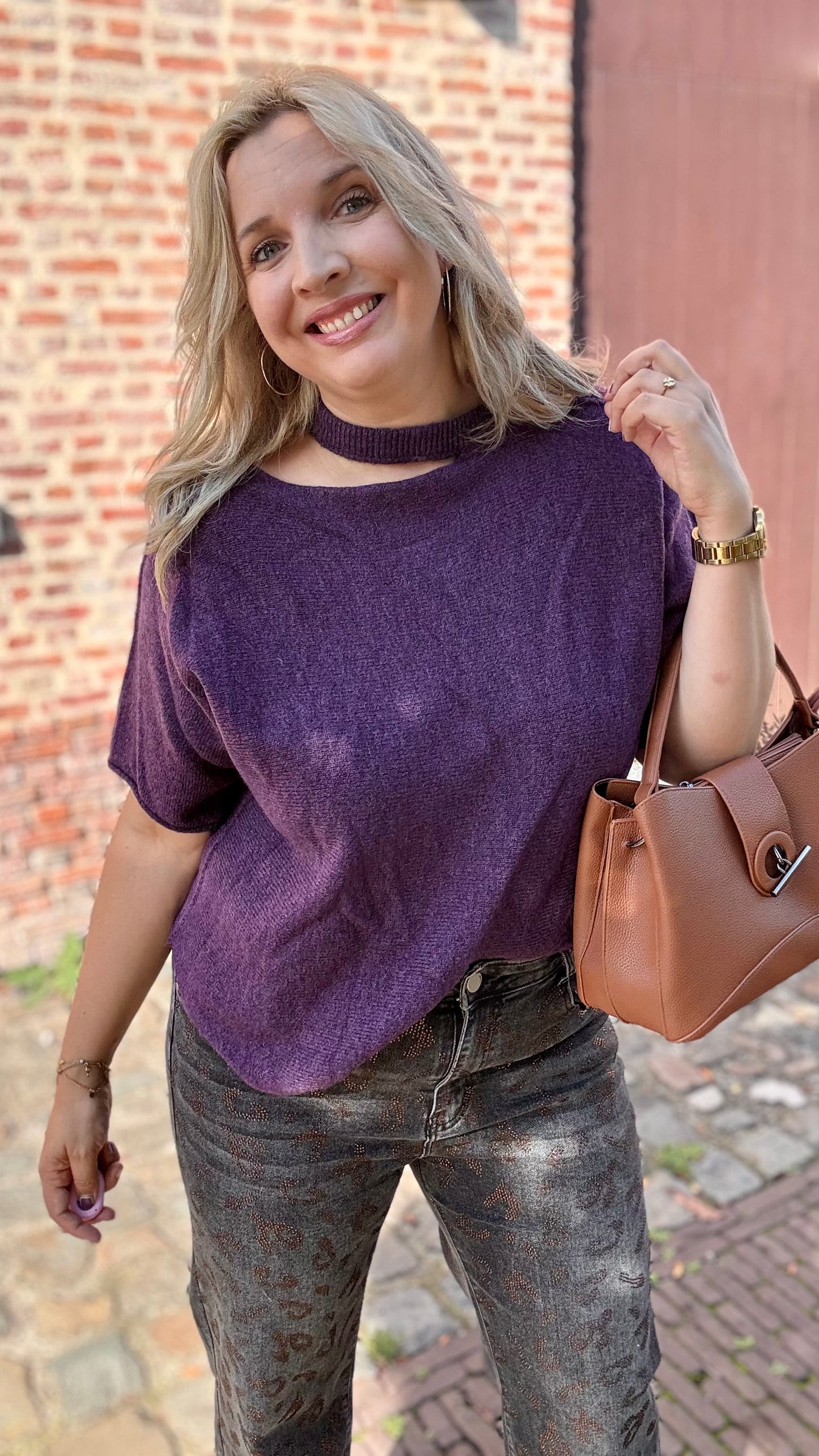 Noua knit - Paars