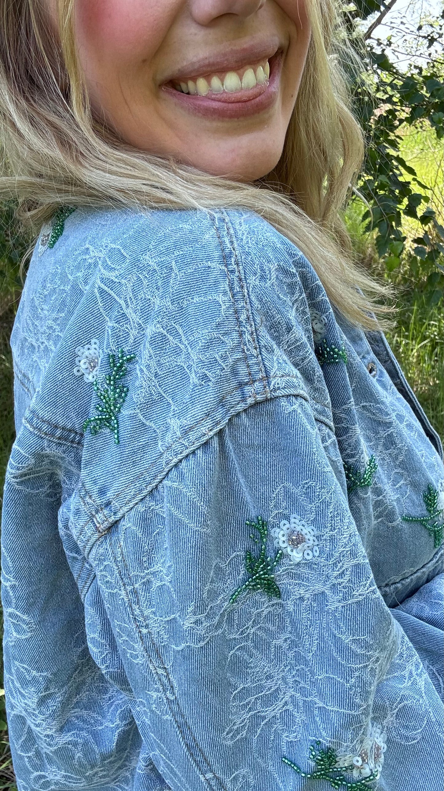 Couture denim jacket
