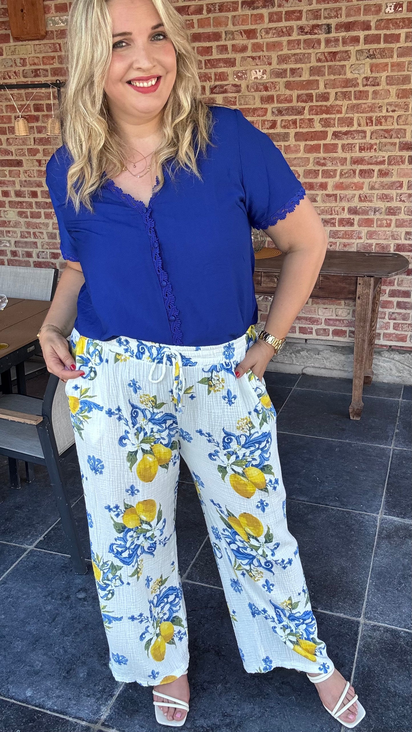 Limoncello broek